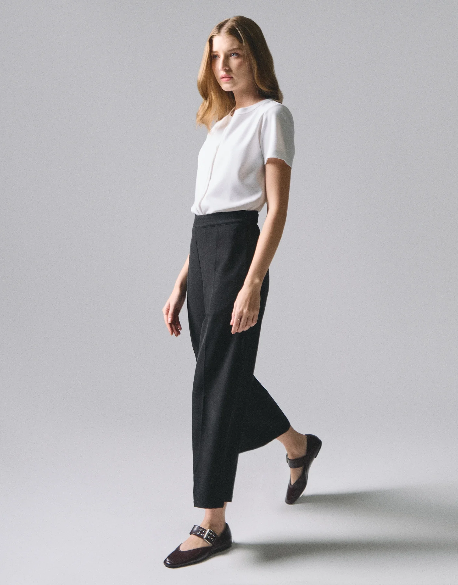 Button Down Ribbed T-Shirt - Image 5