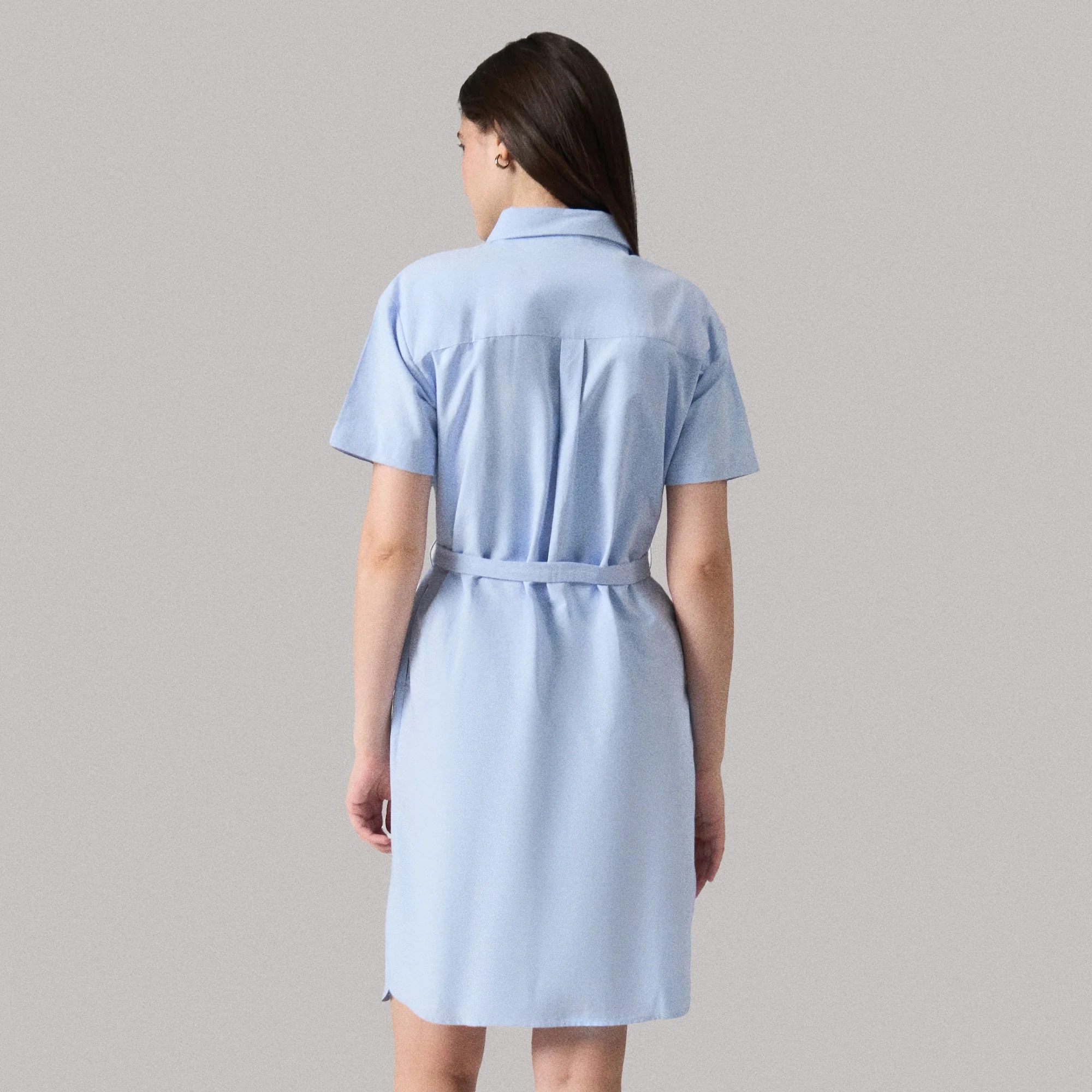 Button Down Shirt Dress - Image 5