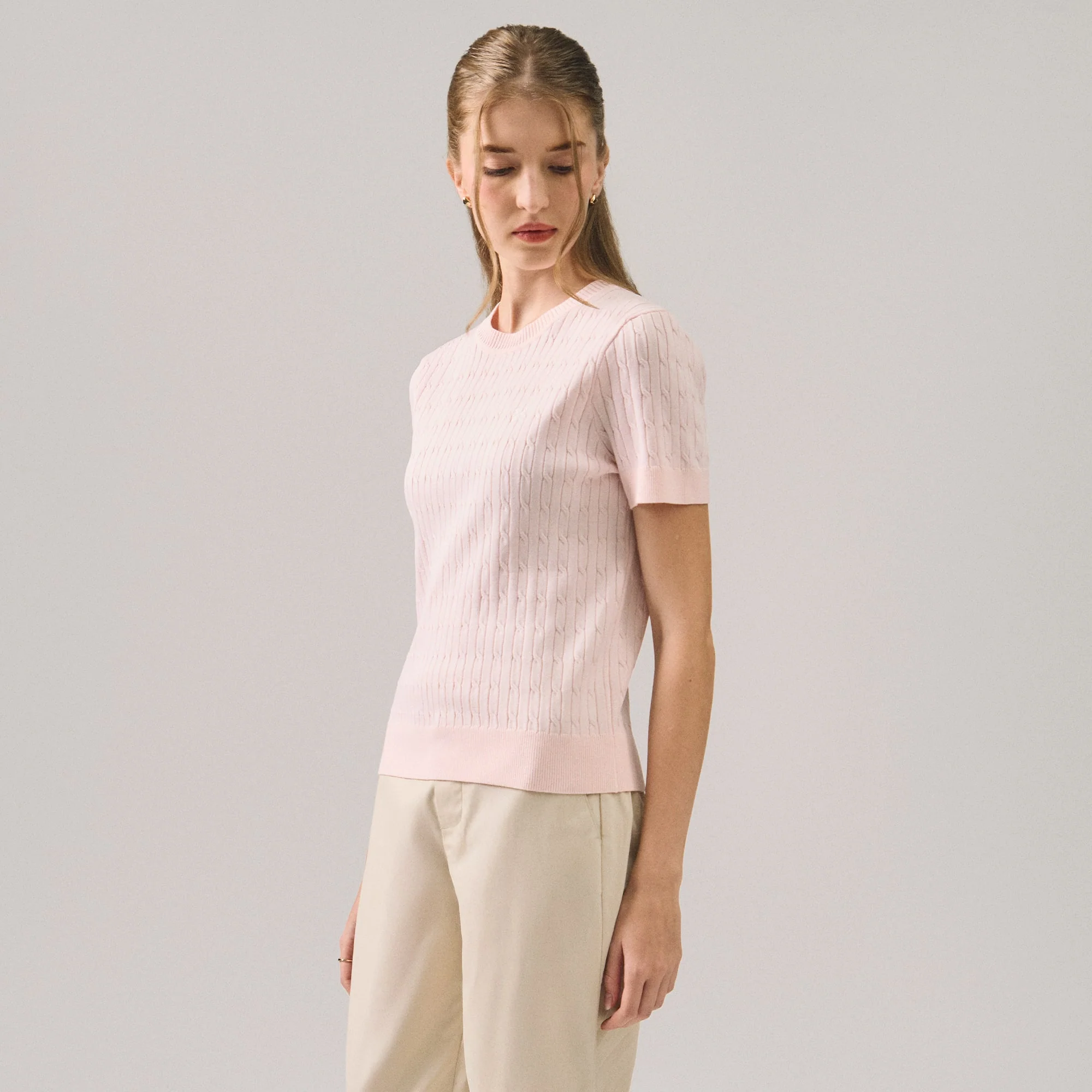 Cable Knit Top