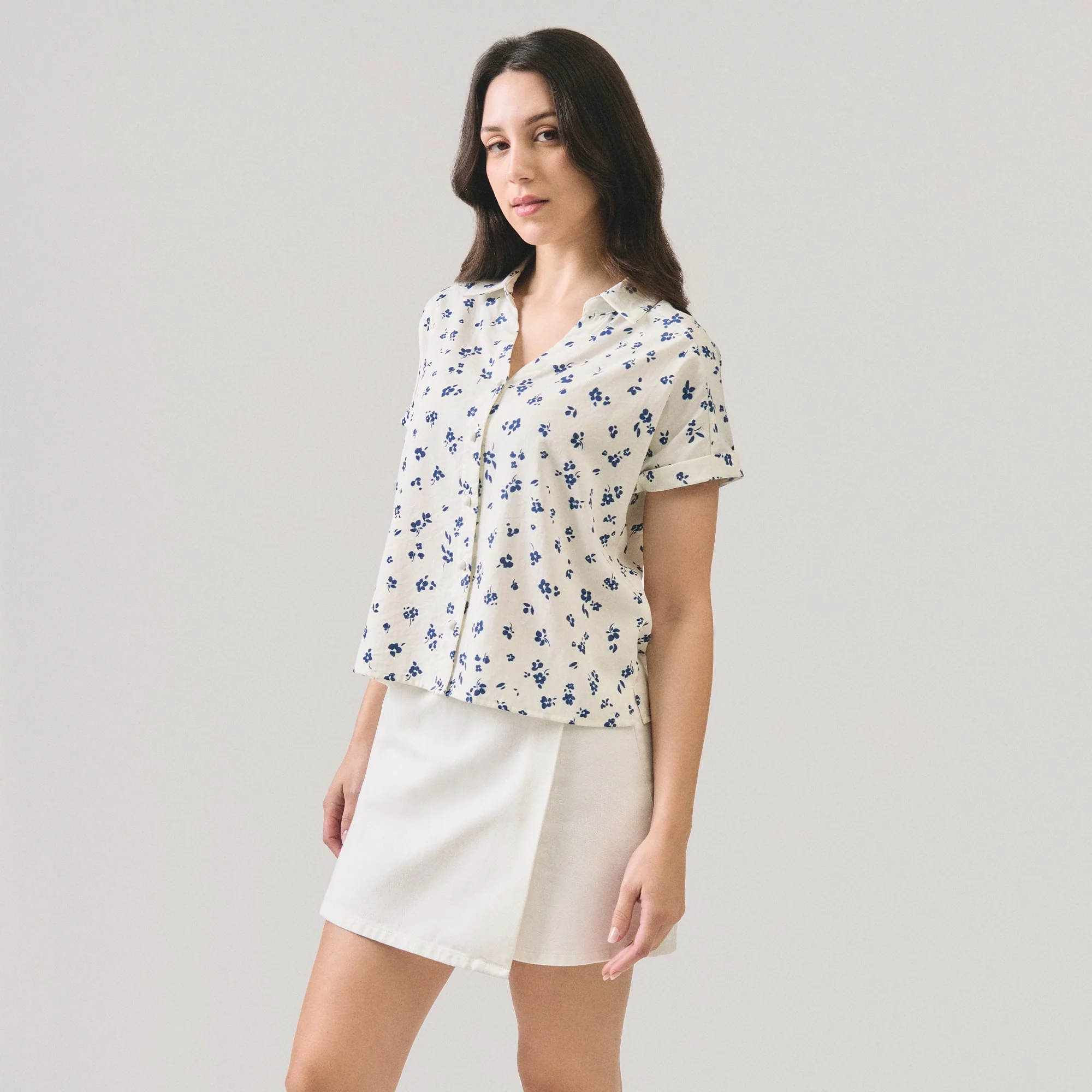 Floral Button Down Shirt - Image 3