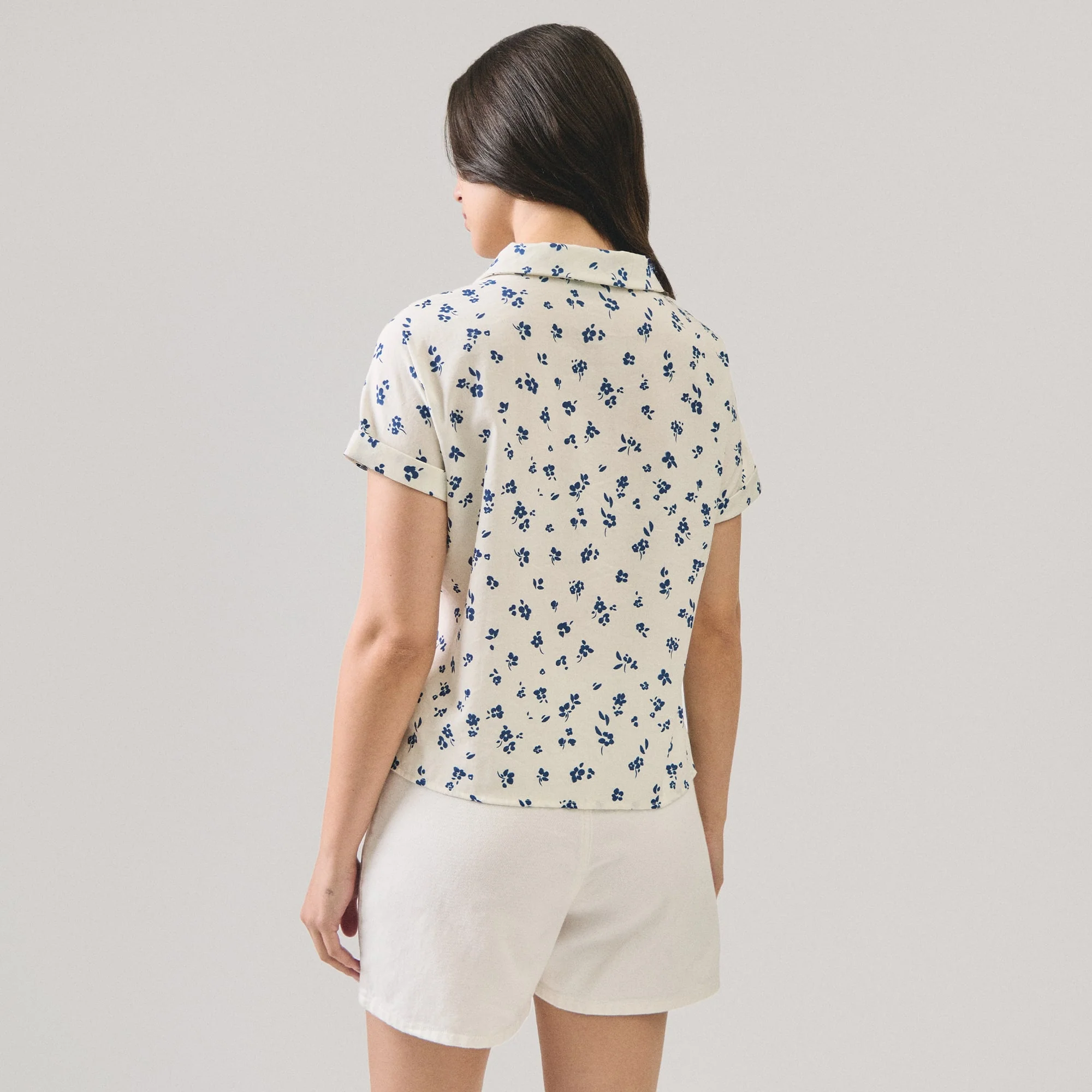 Floral Button Down Shirt - Image 4