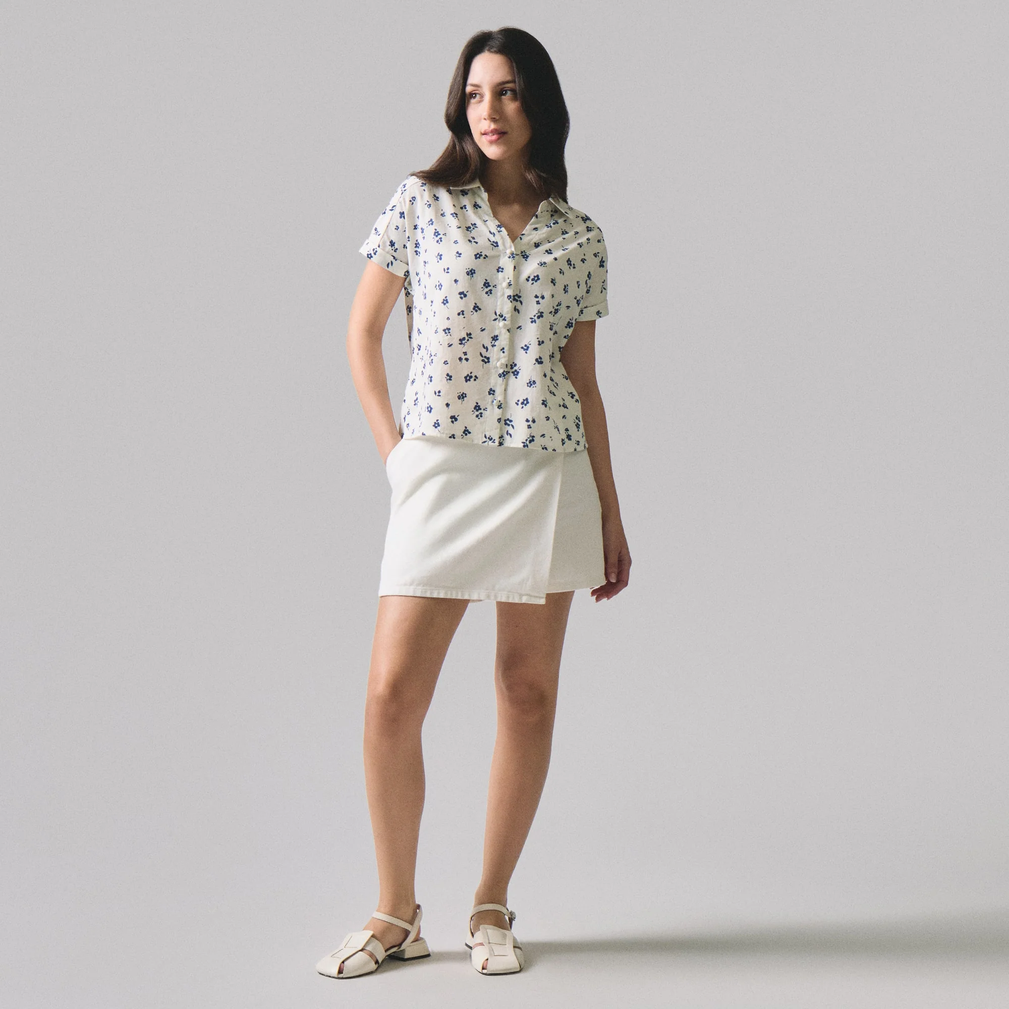 Floral Button Down Shirt - Image 6