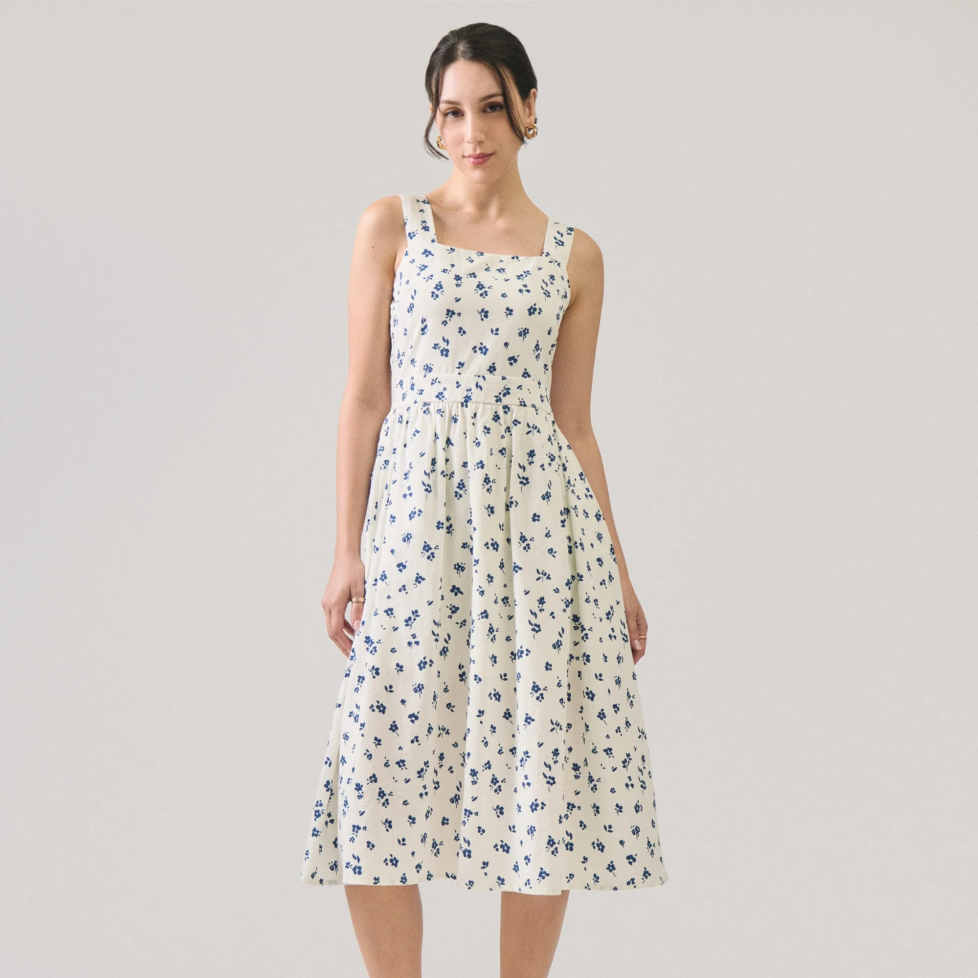 Floral Sleeveless Dress - Image 3