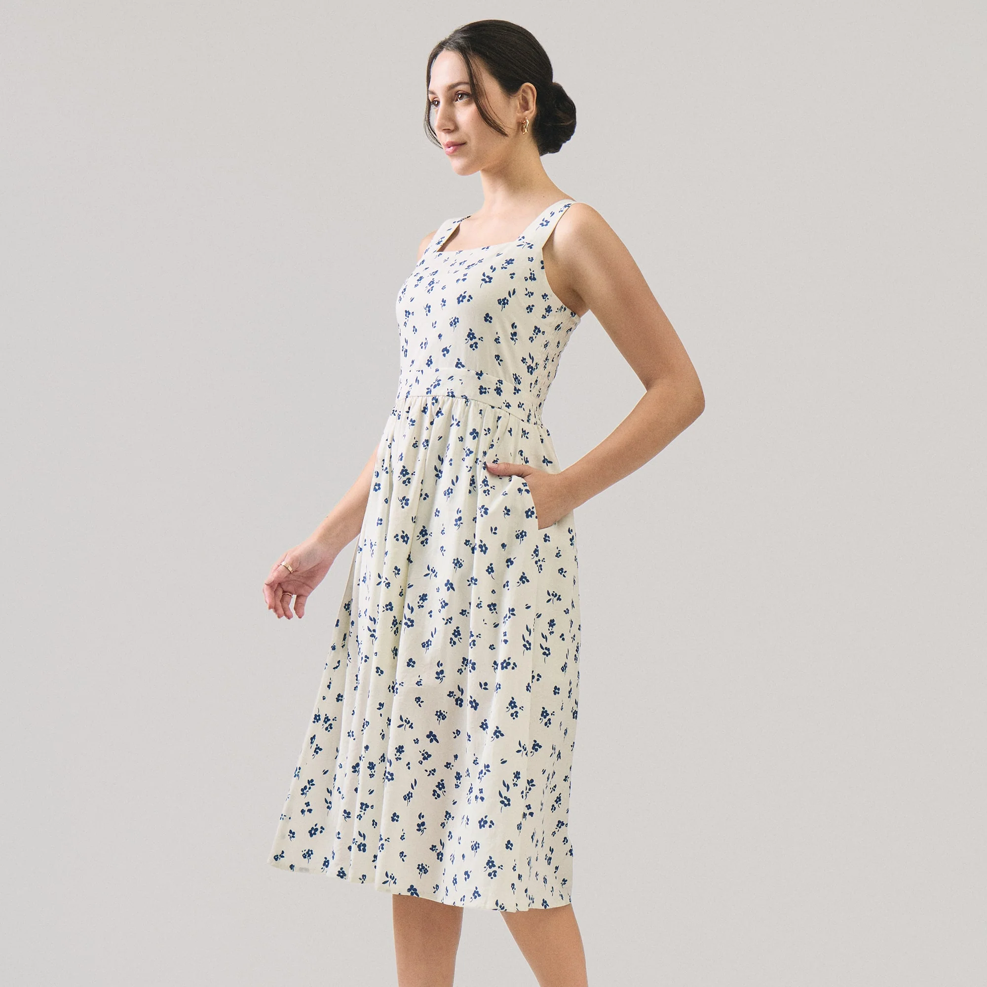 Floral Sleeveless Dress - Image 4