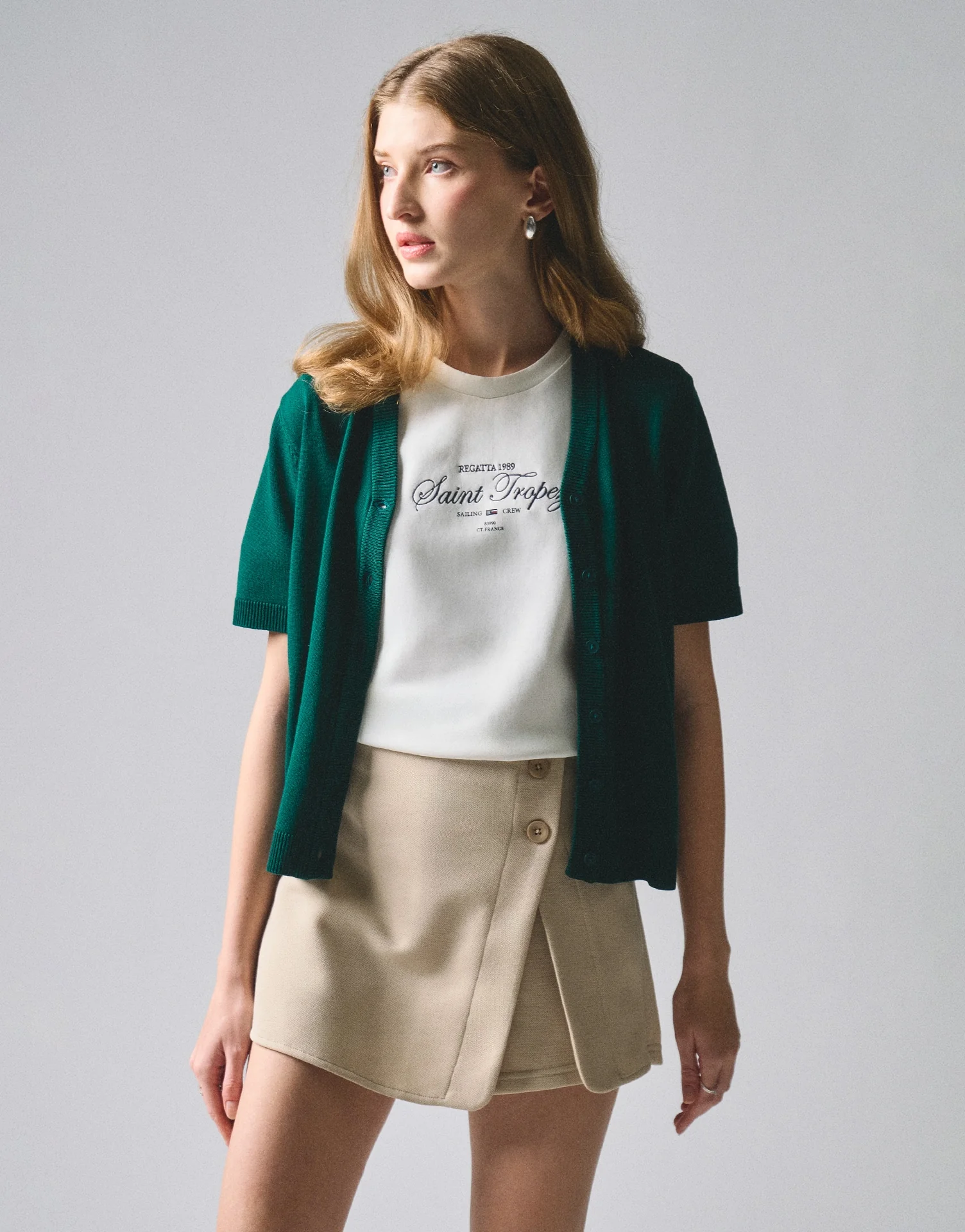 Graphic T-Shirt With Binding Detail - Image 3