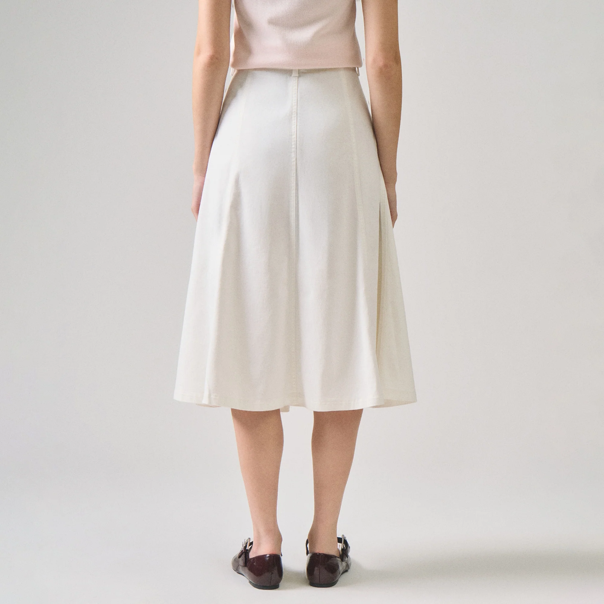 Midi Skirt With Panels - Image 4
