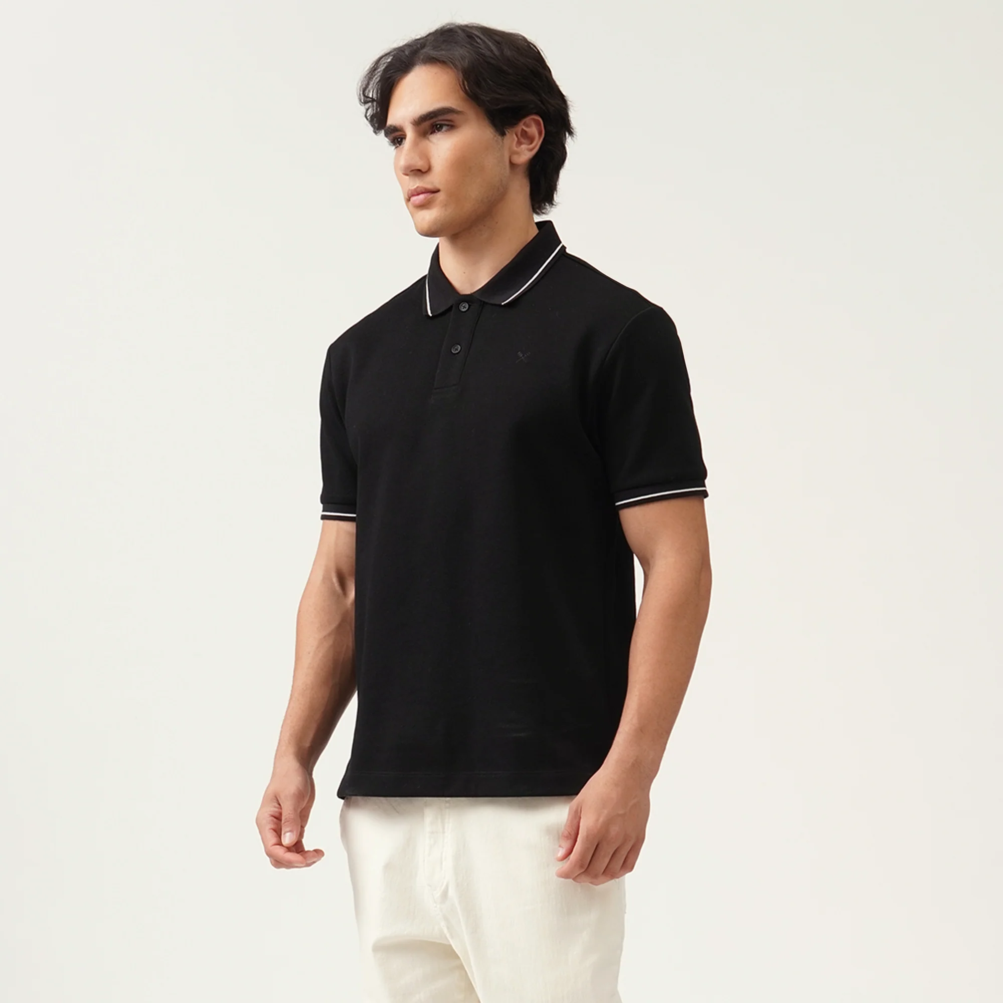 Premium Regular Fit Polo Shirt With Contrast Tipping - Image 3