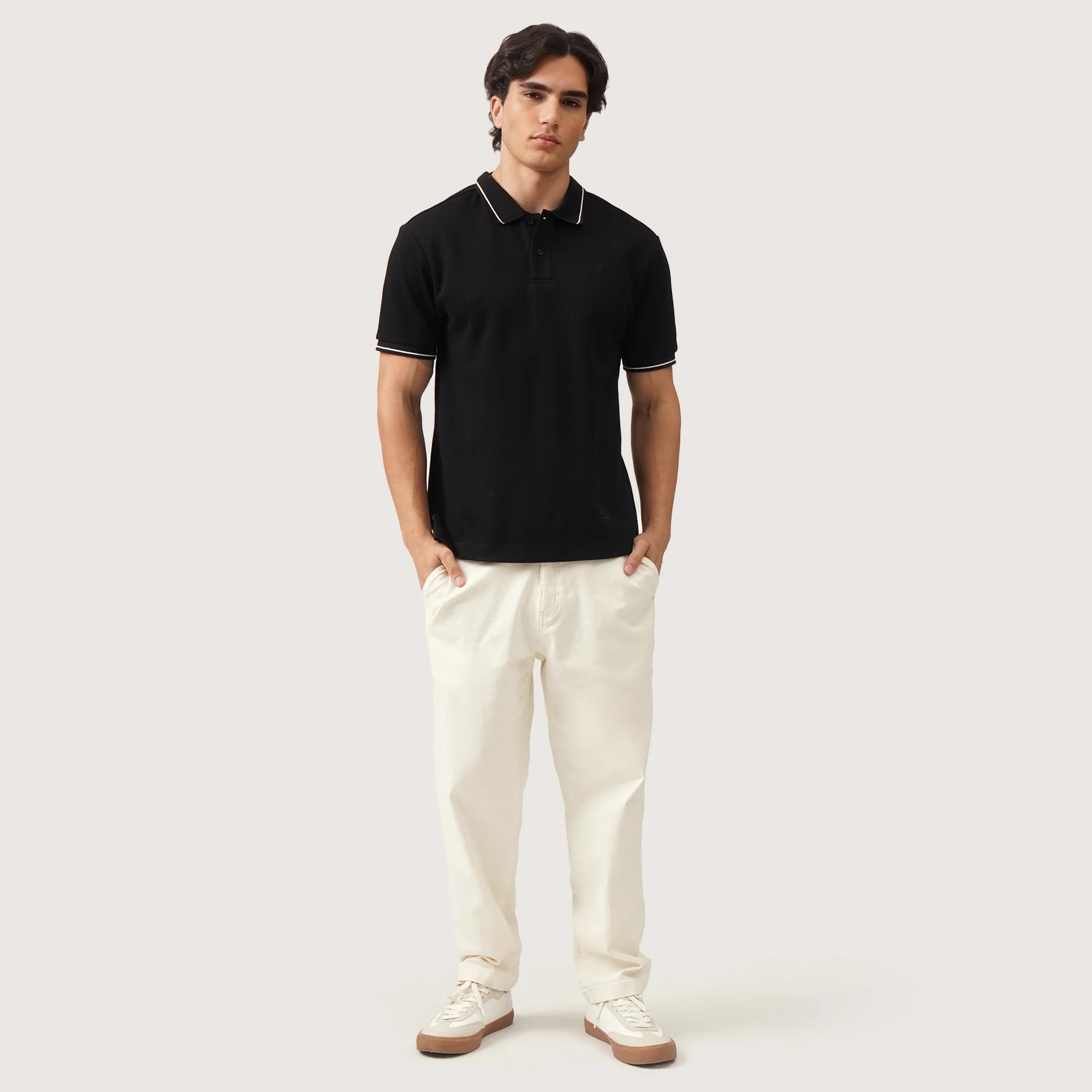 Premium Regular Fit Polo Shirt With Contrast Tipping - Image 5