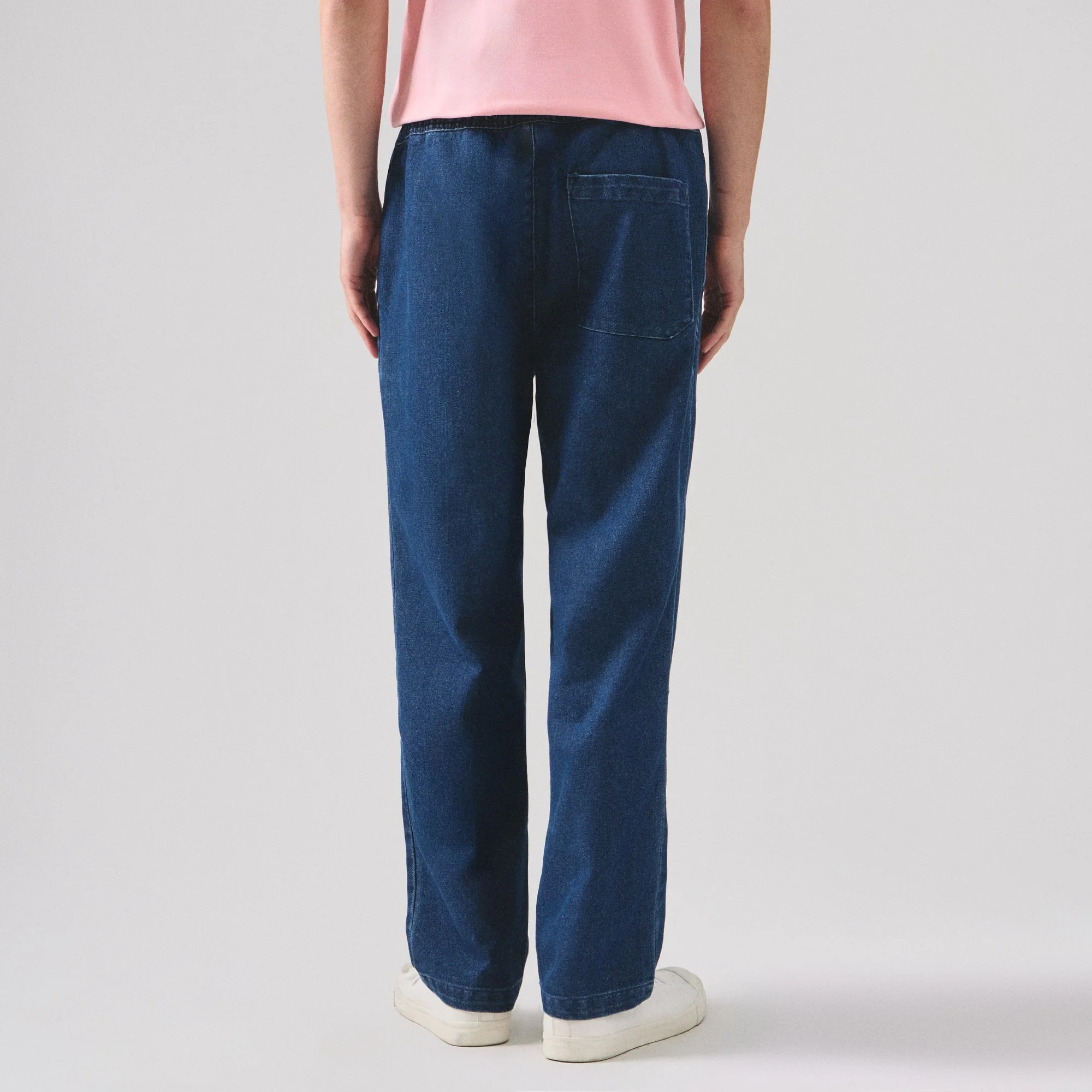 Pull Up Denim Pants - Image 4