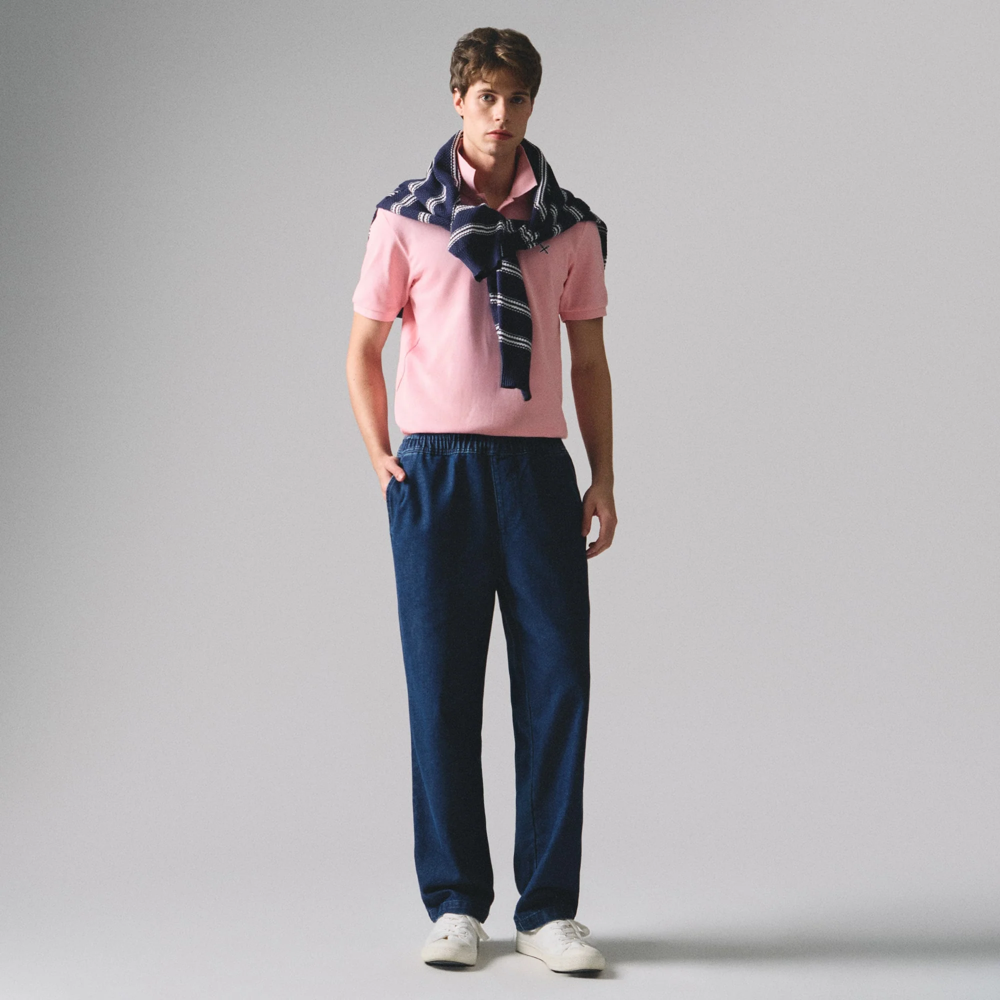 Pull Up Denim Pants - Image 5