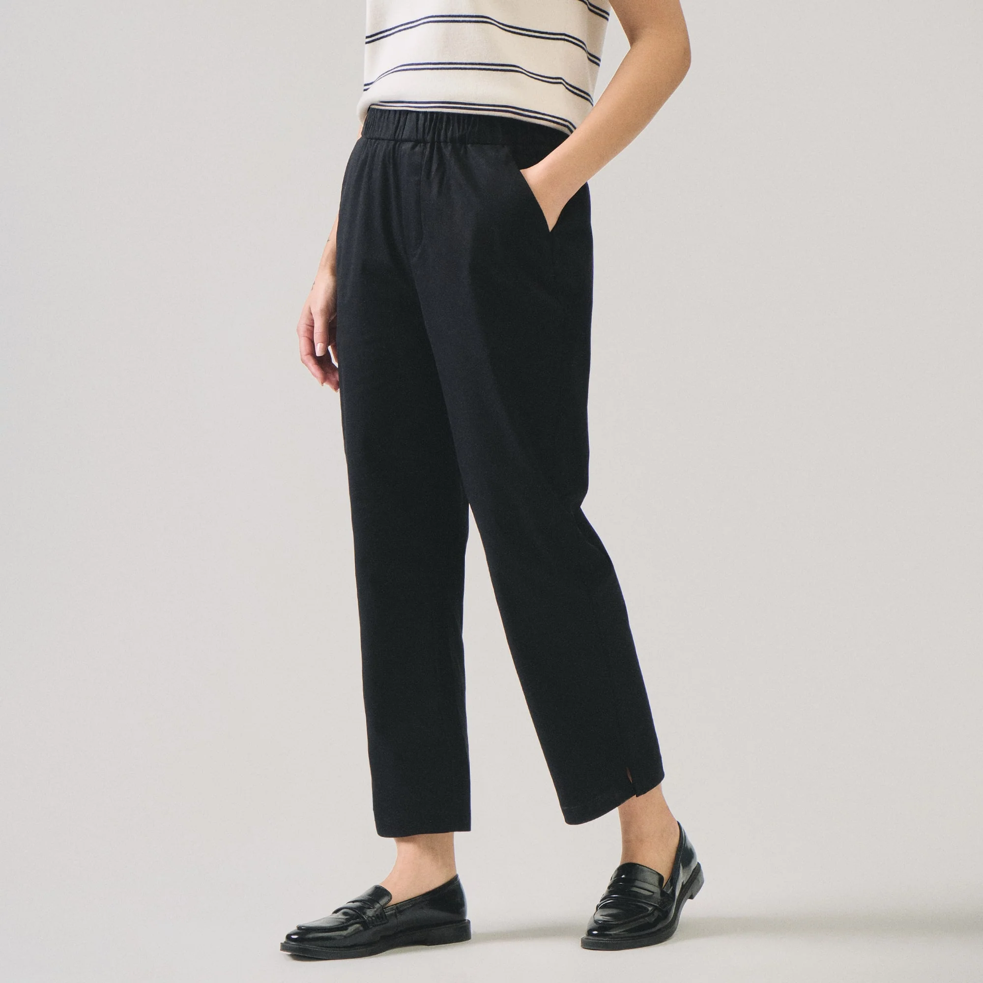 Pull Up Twill Trousers - Image 4