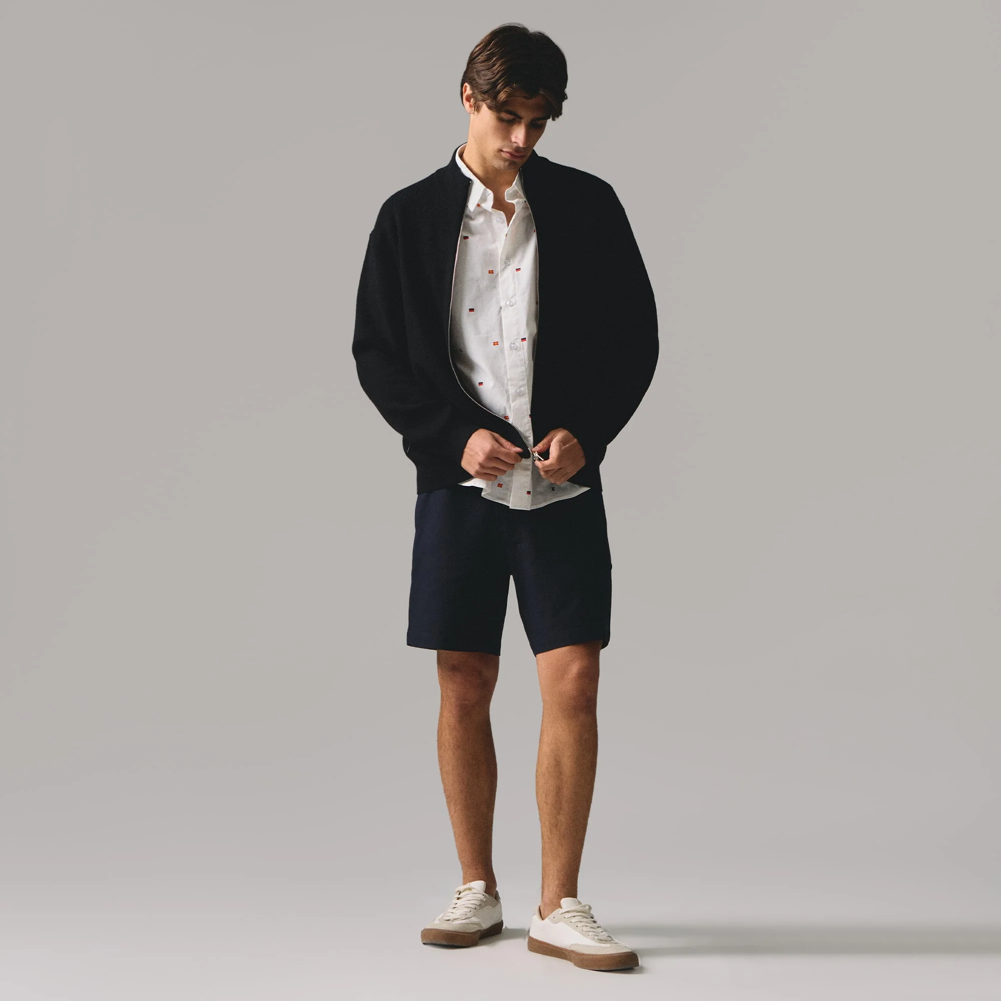 Regular Fit All-Over Print Poplin Shirt - Image 4