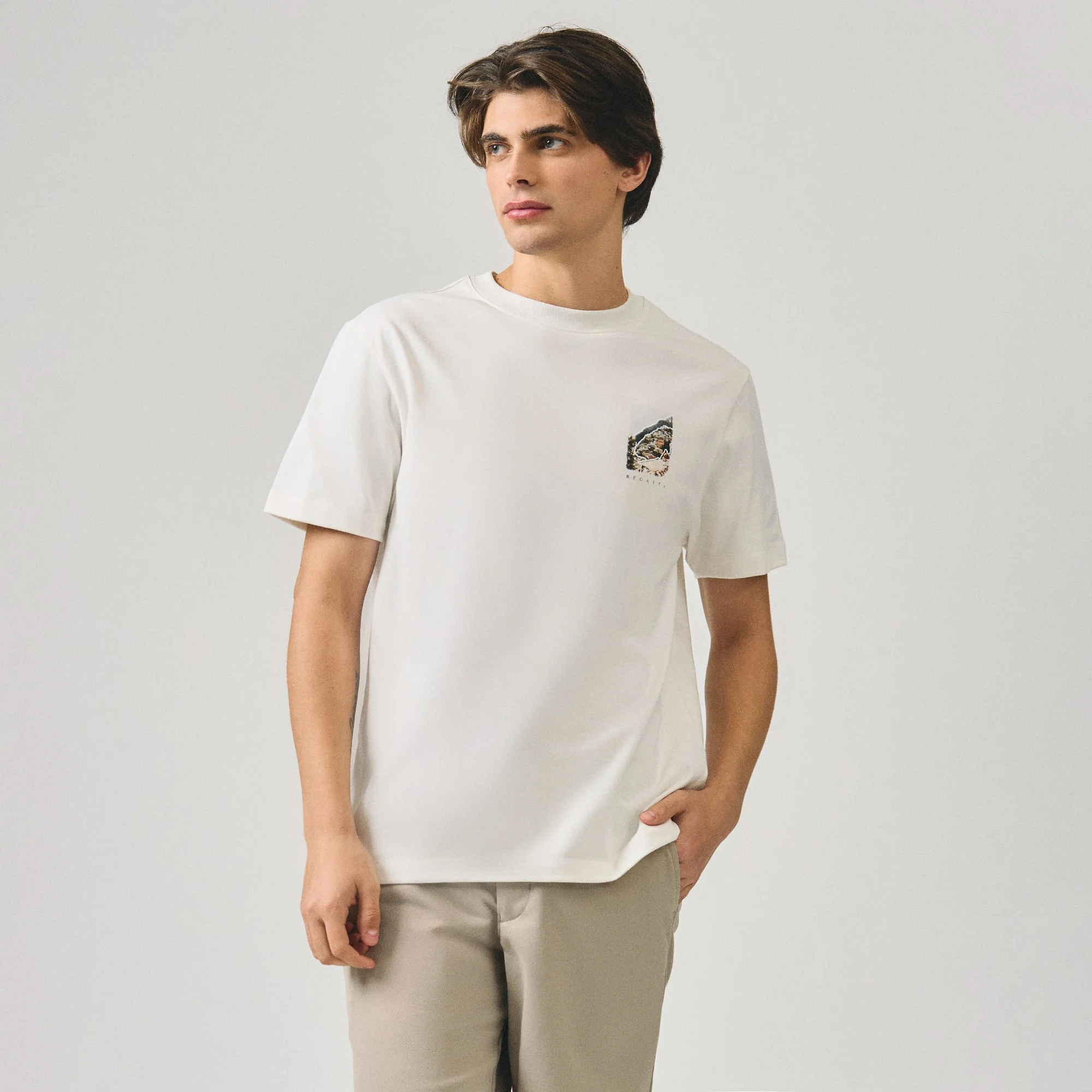 Regular Fit Cliffsides & Coastlines Graphic T-Shirt - Image 3