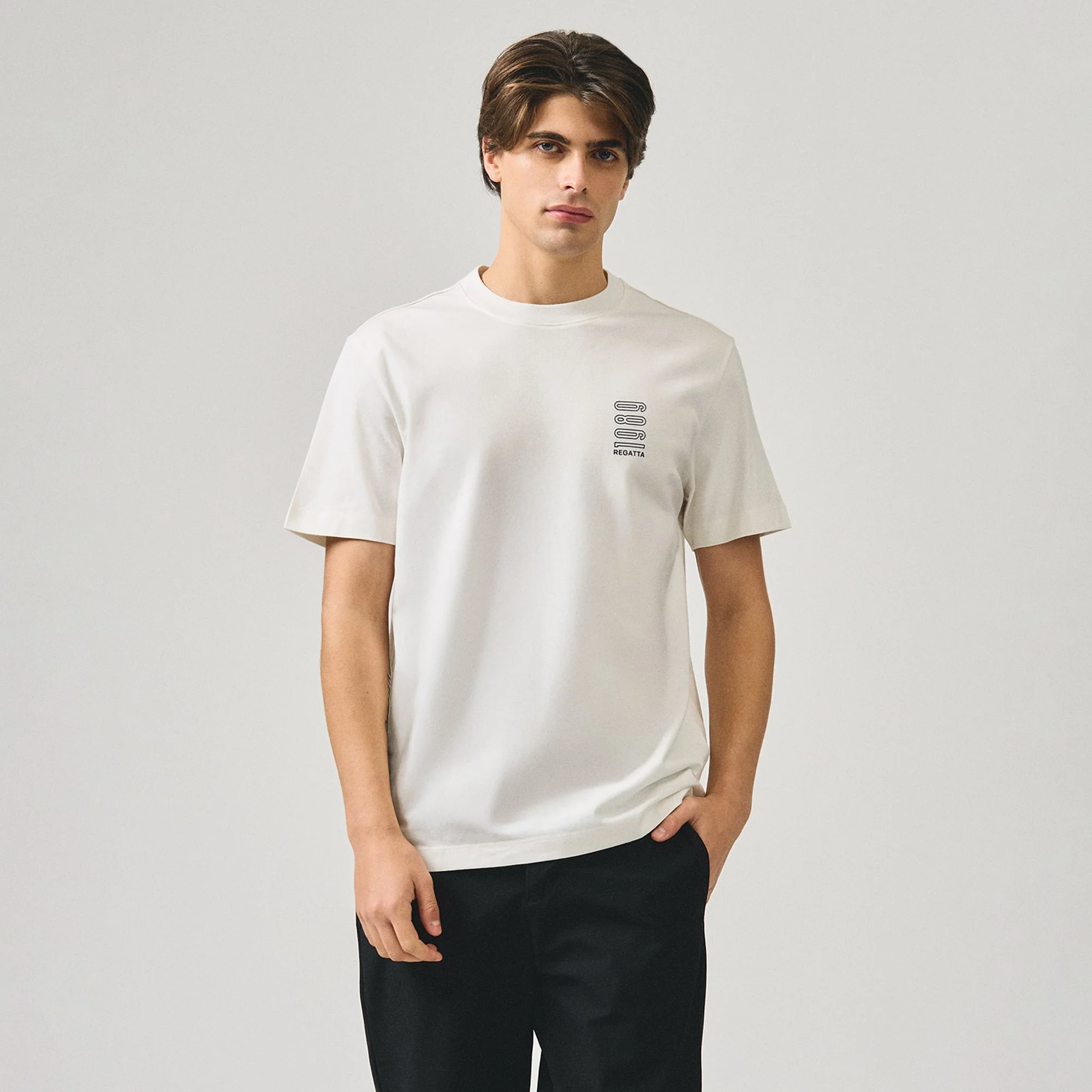 Regular Fit Flag Branding Graphic T-Shirt - Image 5