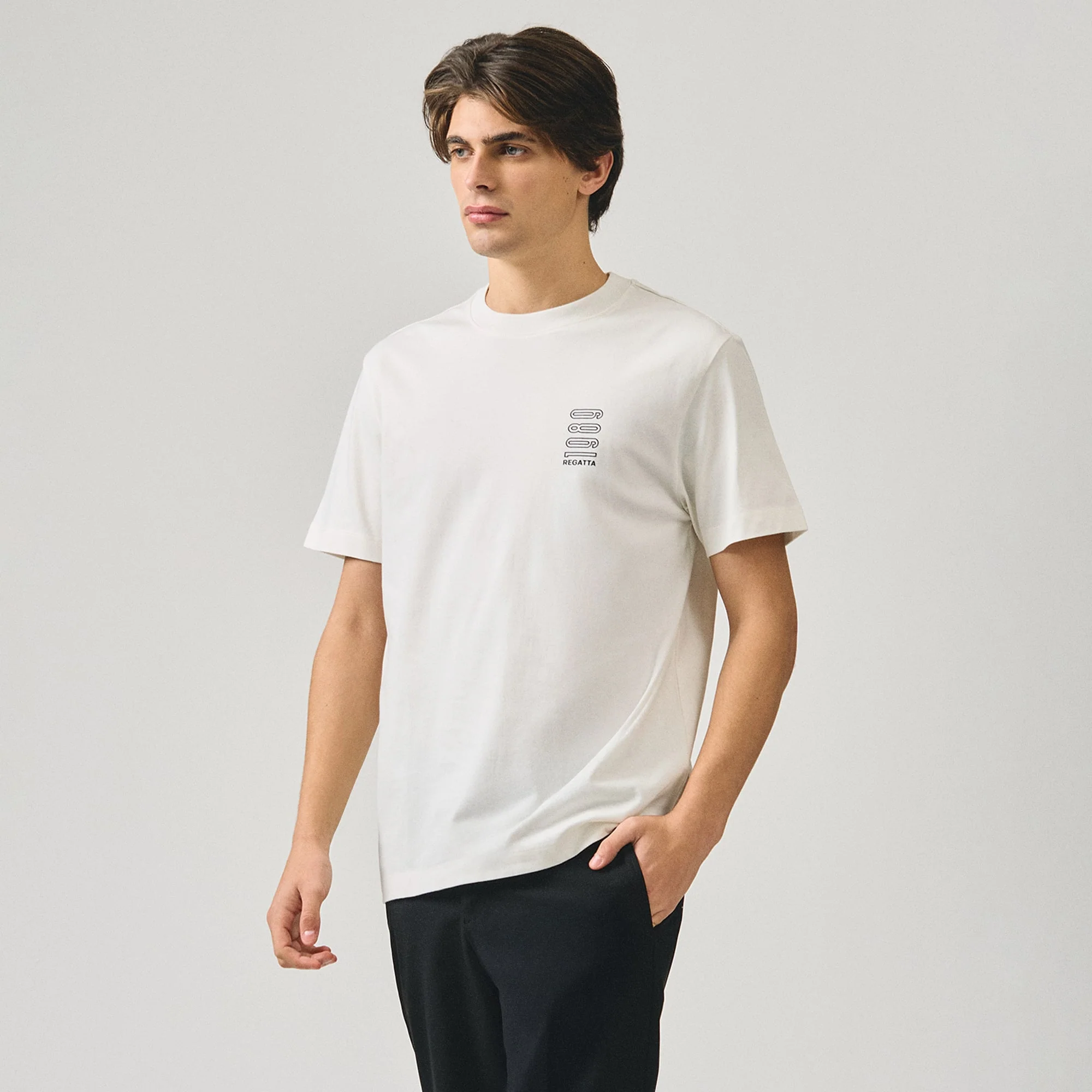 Regular Fit Flag Branding Graphic T-Shirt - Image 6