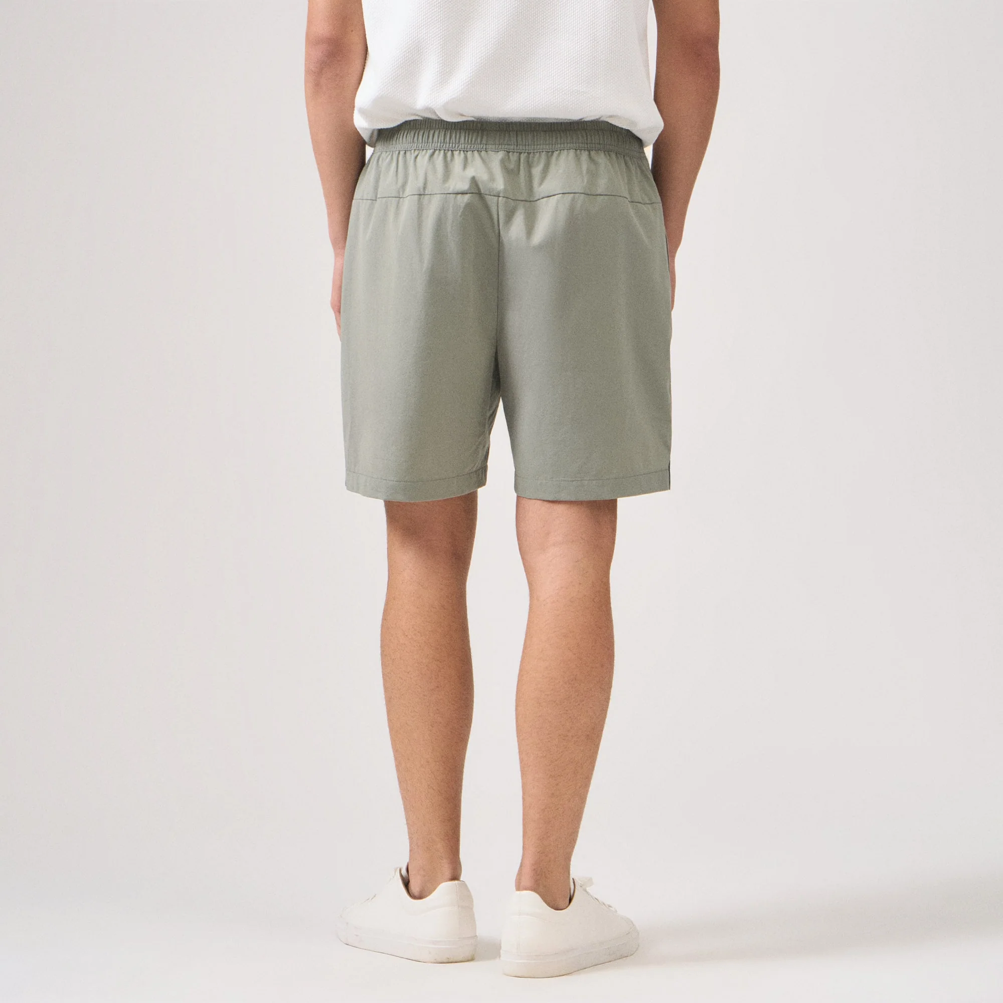 Regular Fit Nylon Pull Up Shorts - Image 3