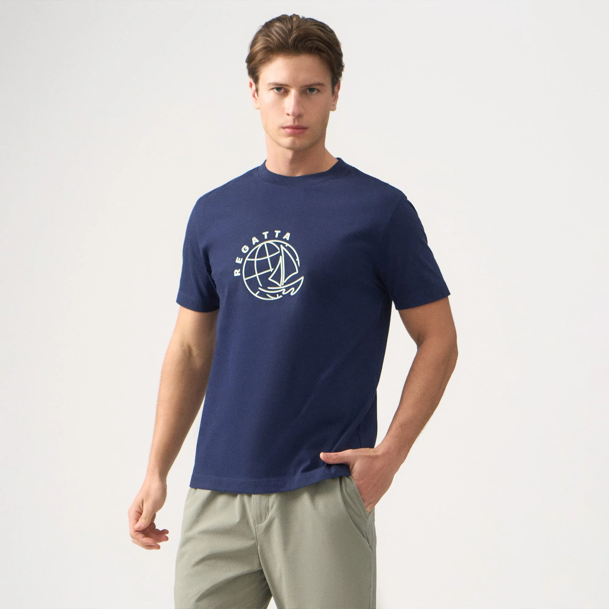 Regular Fit Sailing Graphic T-Shirt