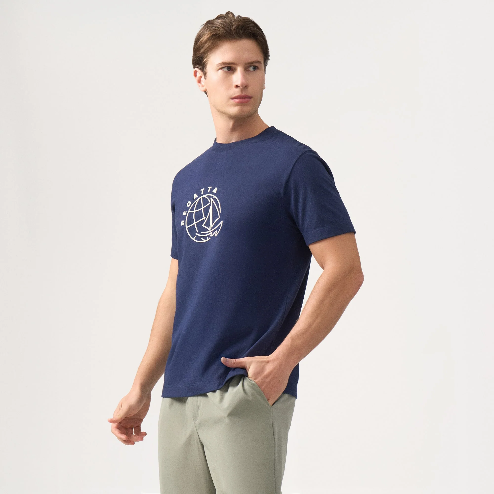 Regular Fit Sailing Graphic T-Shirt - Image 3