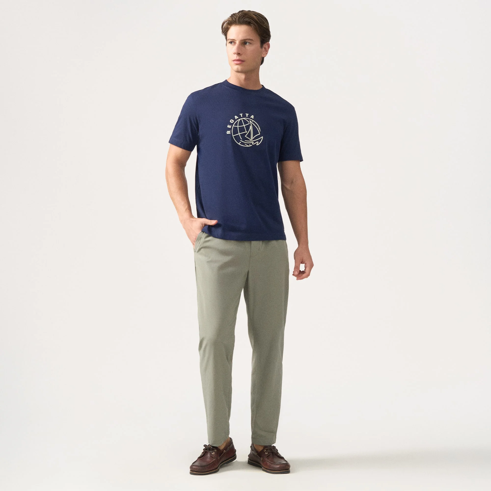 Regular Fit Sailing Graphic T-Shirt - Image 5
