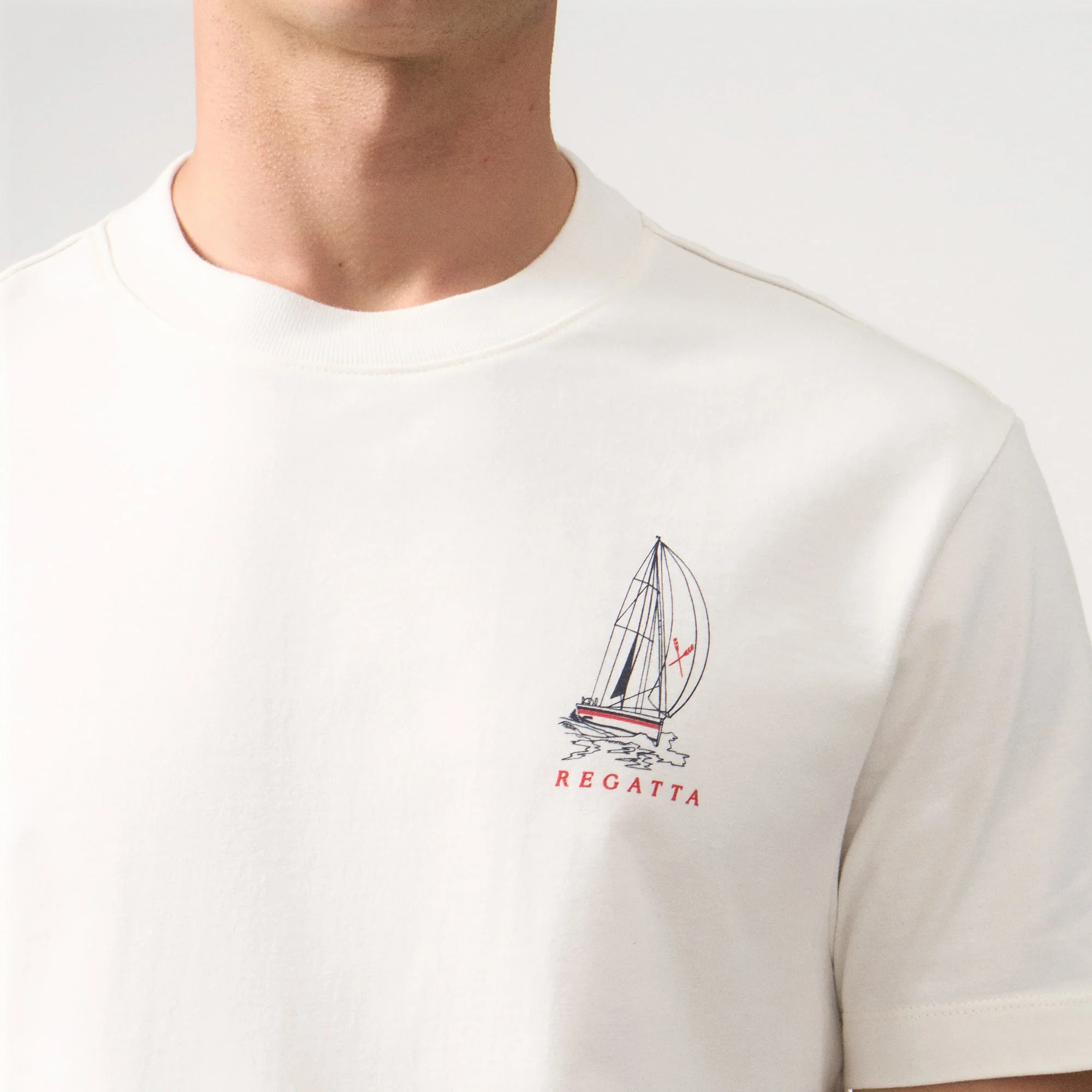 Regular Fit Sailing Graphic T-Shirt - Image 2
