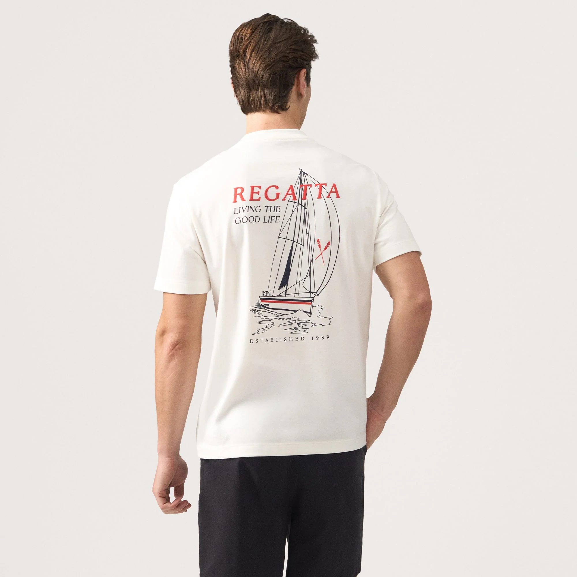 Regular Fit Sailing Graphic T-Shirt - Image 3