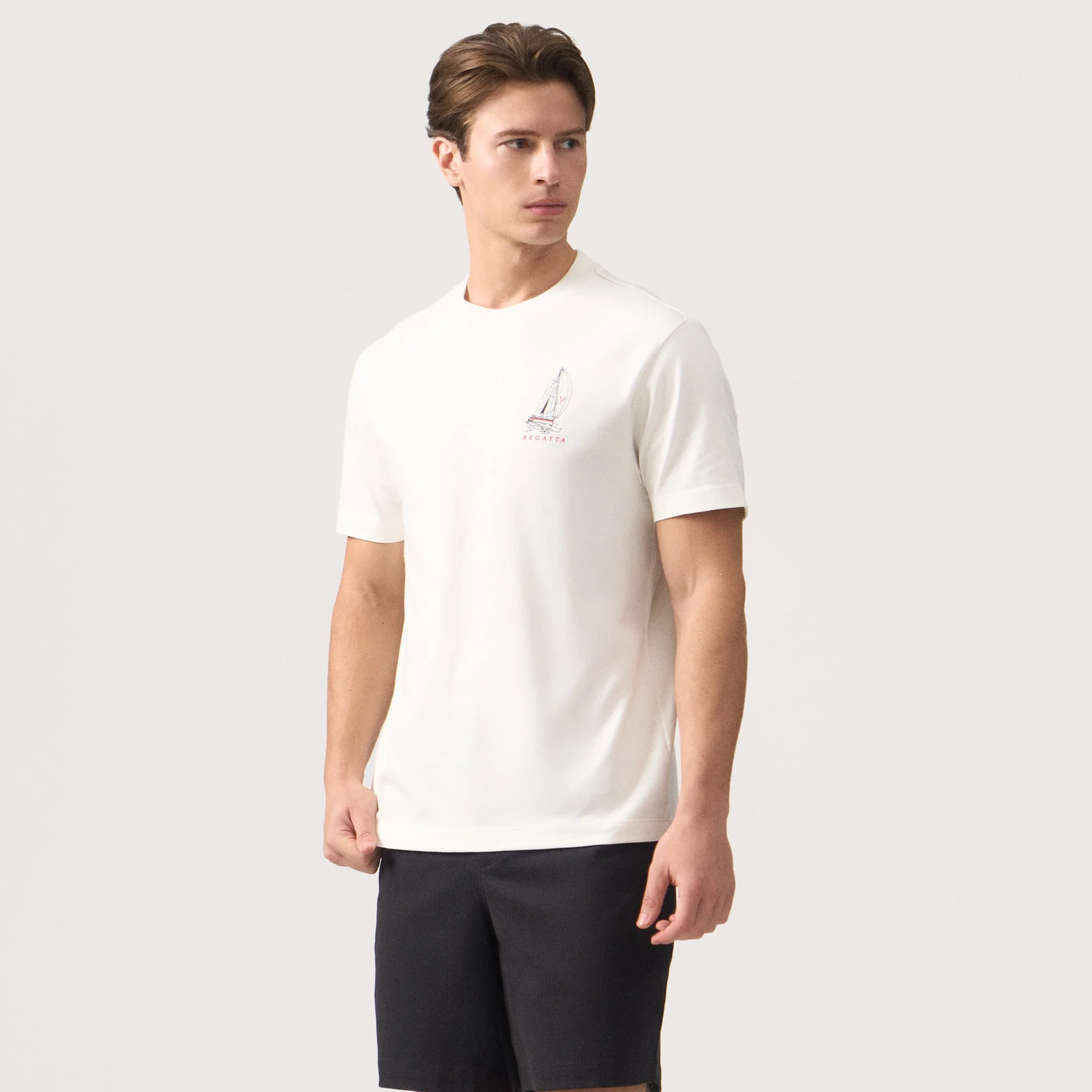 Regular Fit Sailing Graphic T-Shirt - Image 4