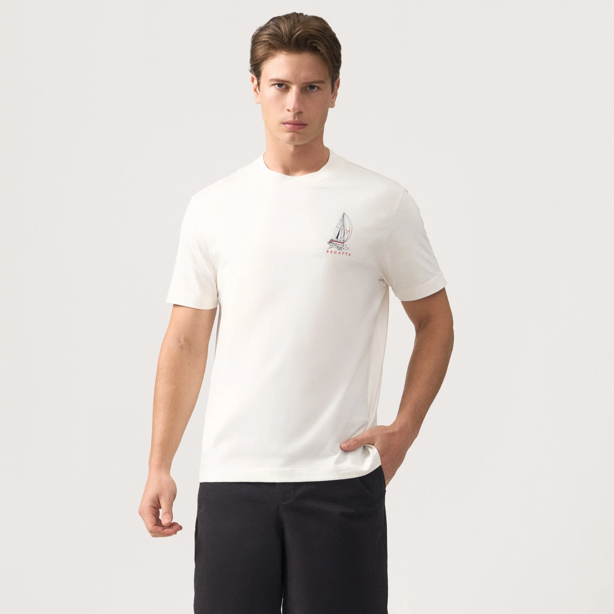 Regular Fit Sailing Graphic T-Shirt - Image 5