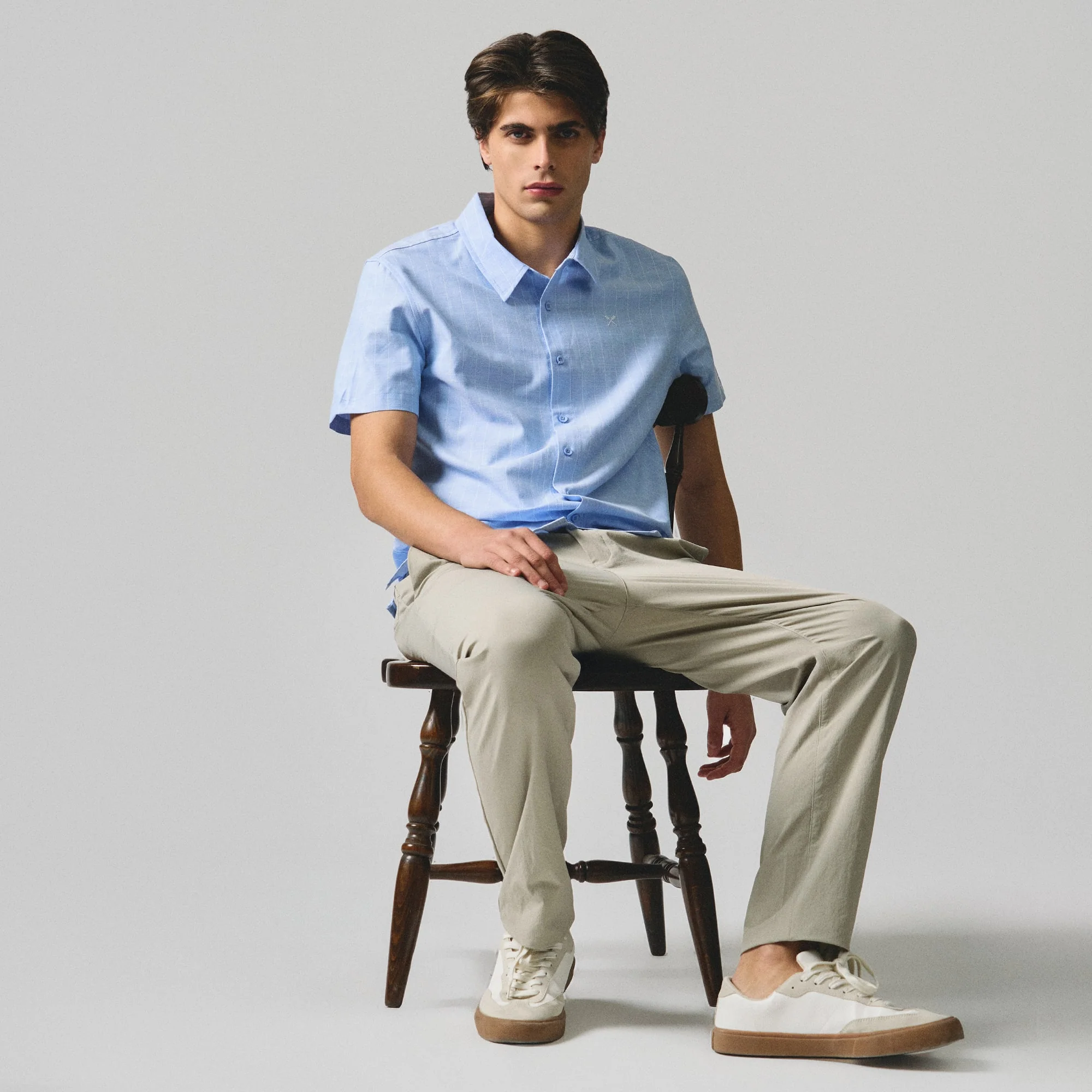 Regular Fit Striped Shirt - Image 4