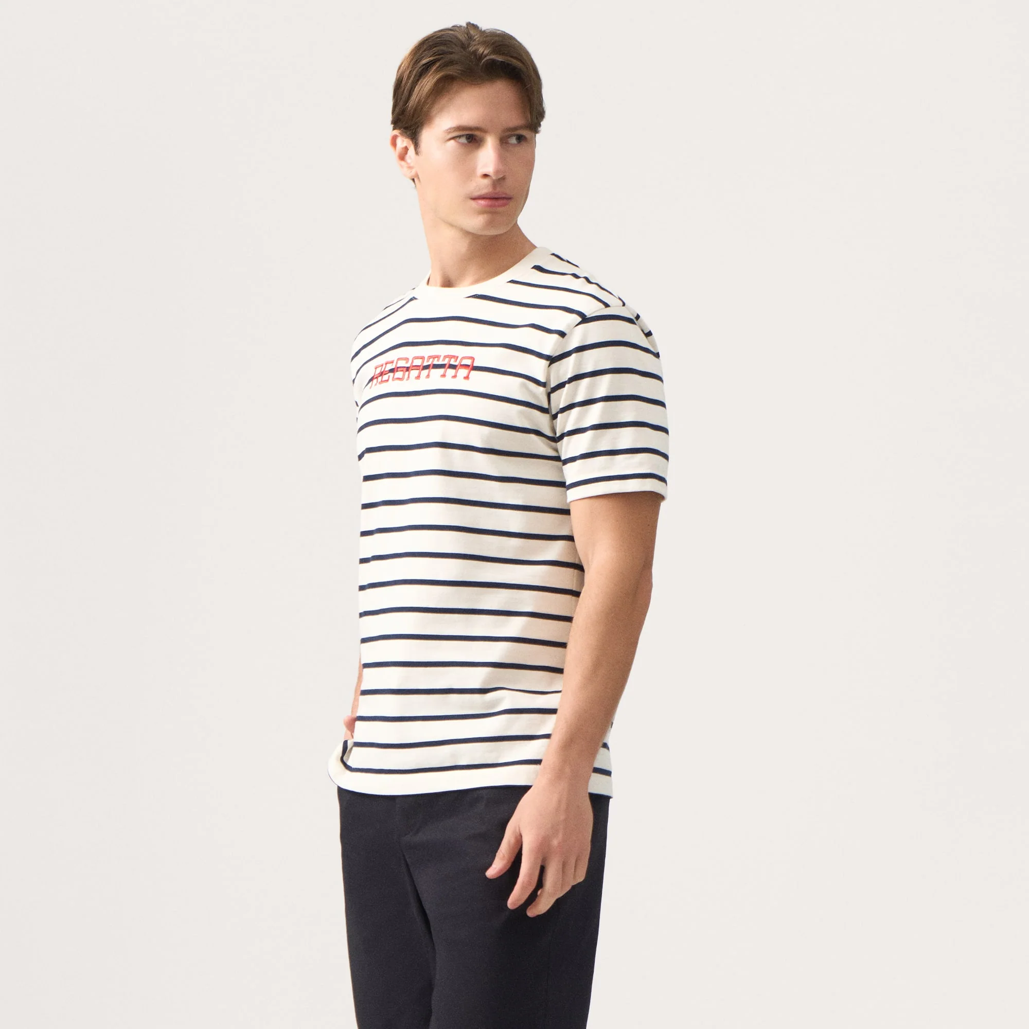 Regular Fit Striped T-Shirt - Image 4
