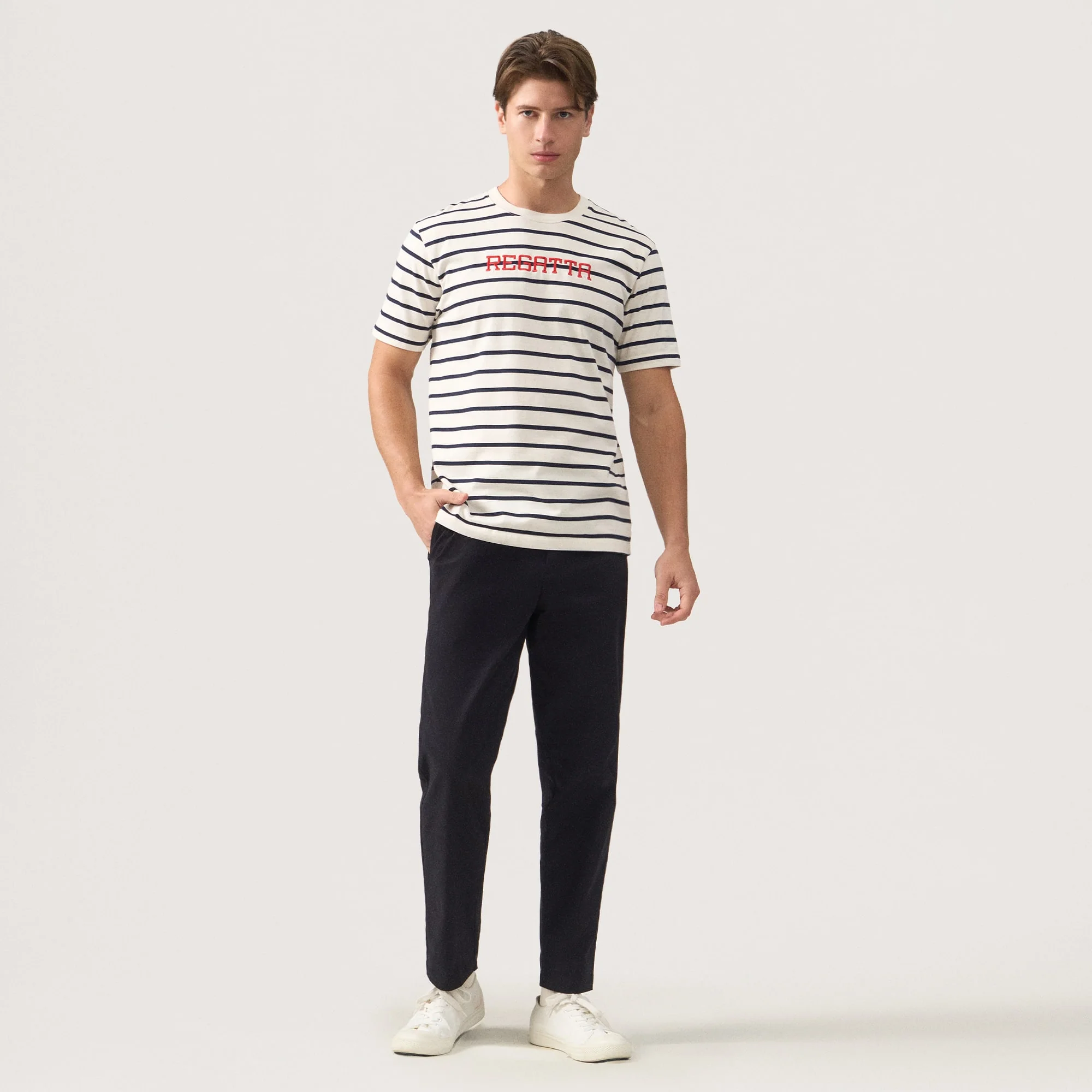 Regular Fit Striped T-Shirt - Image 6