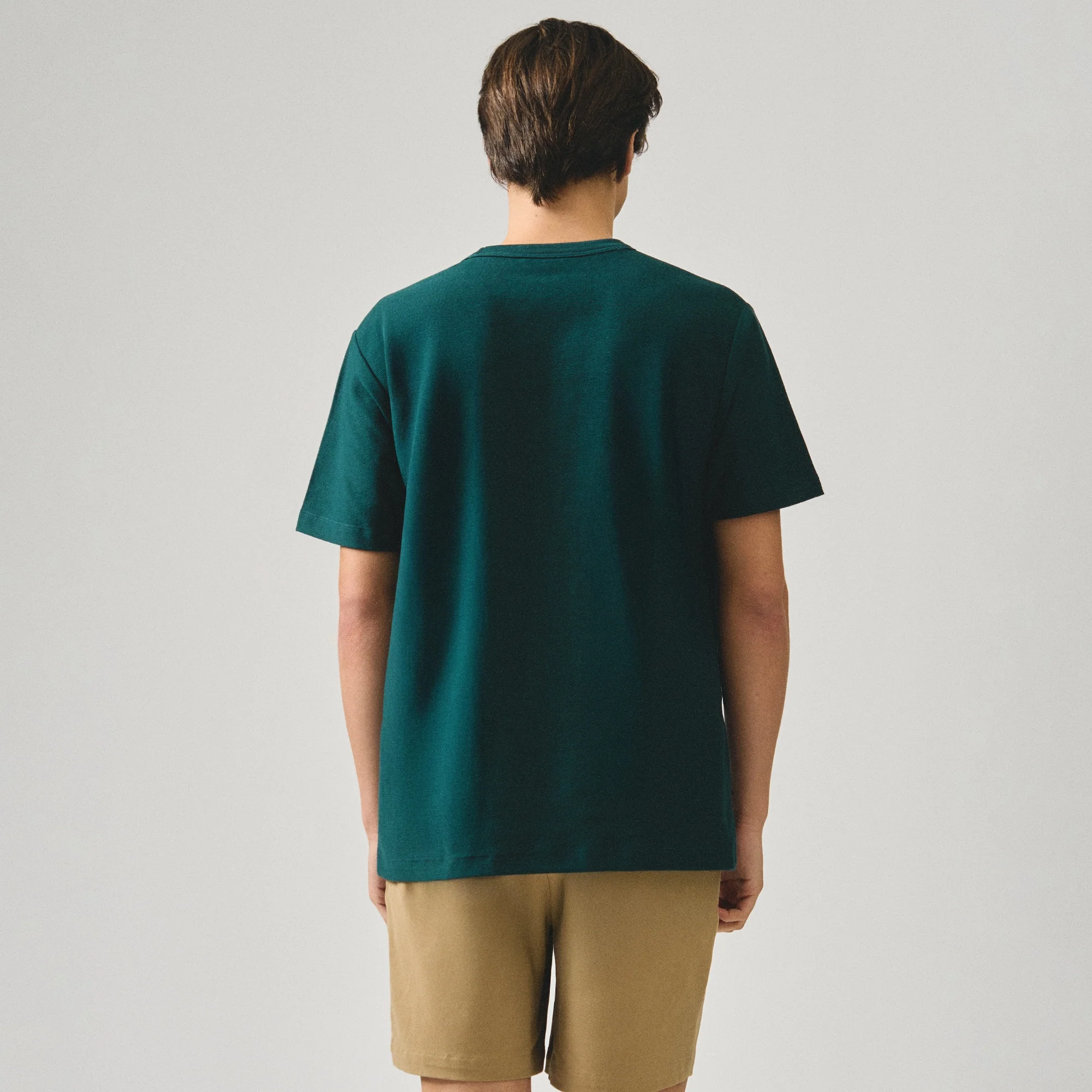 Regular Fit T-Shirt With Neck Binding Finish - Image 3