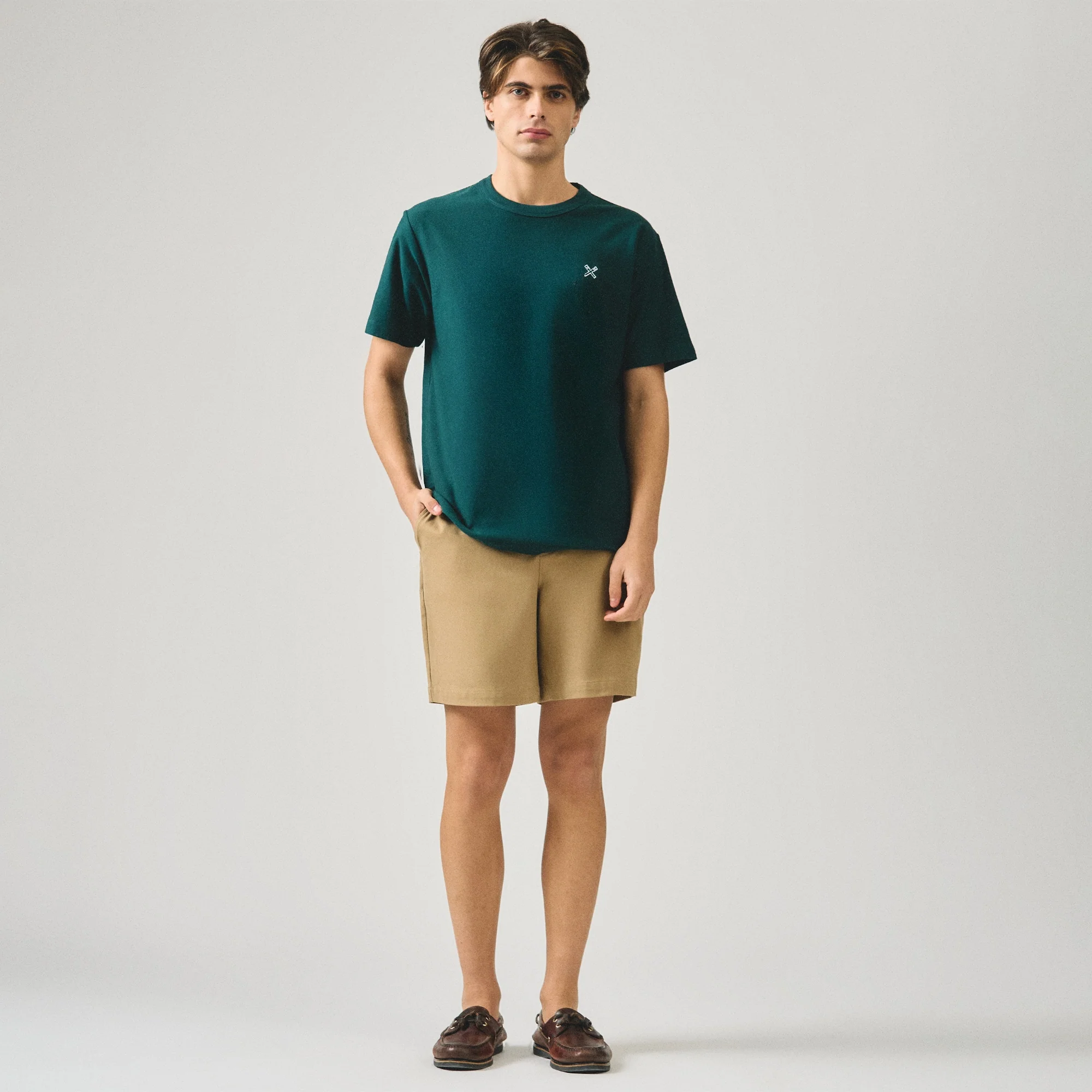 Regular Fit T-Shirt With Neck Binding Finish - Image 4