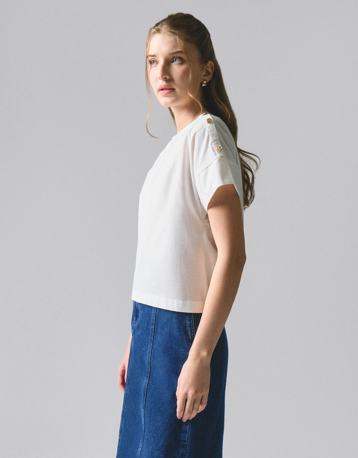 Shirt With Button Detail - Image 3