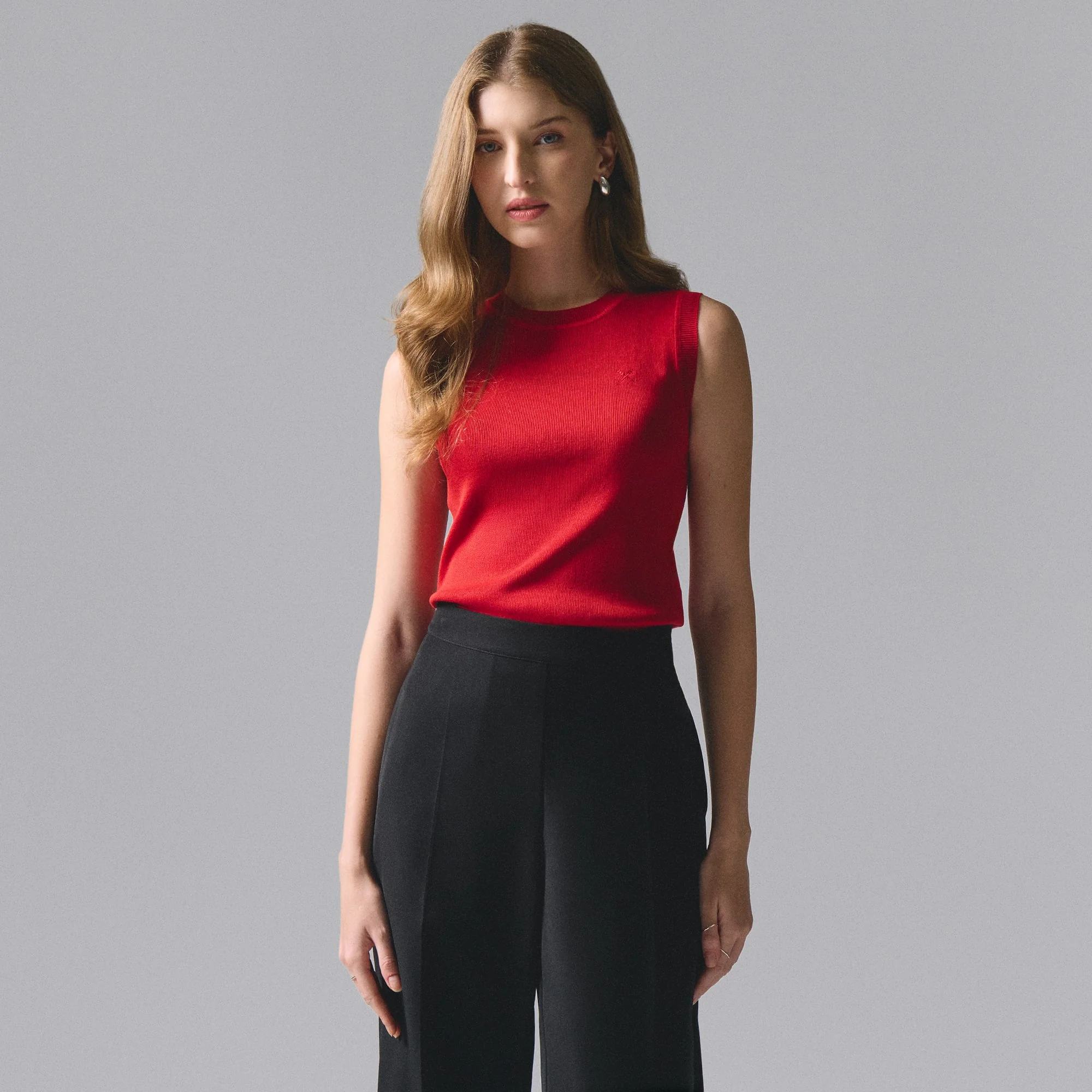 Sleeveless Knit Top