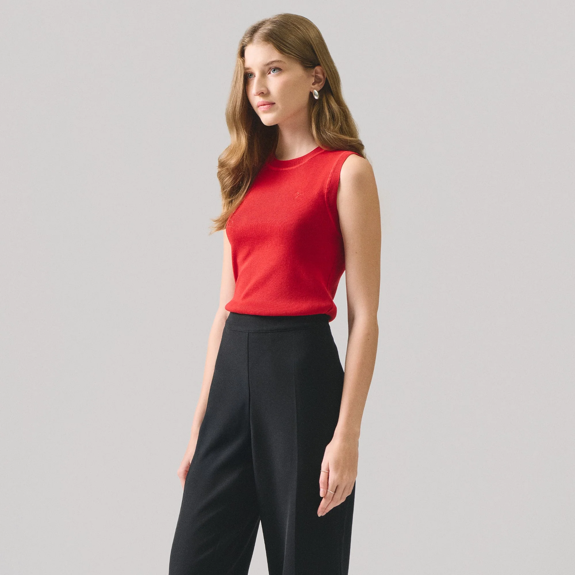 Sleeveless Knit Top - Image 3