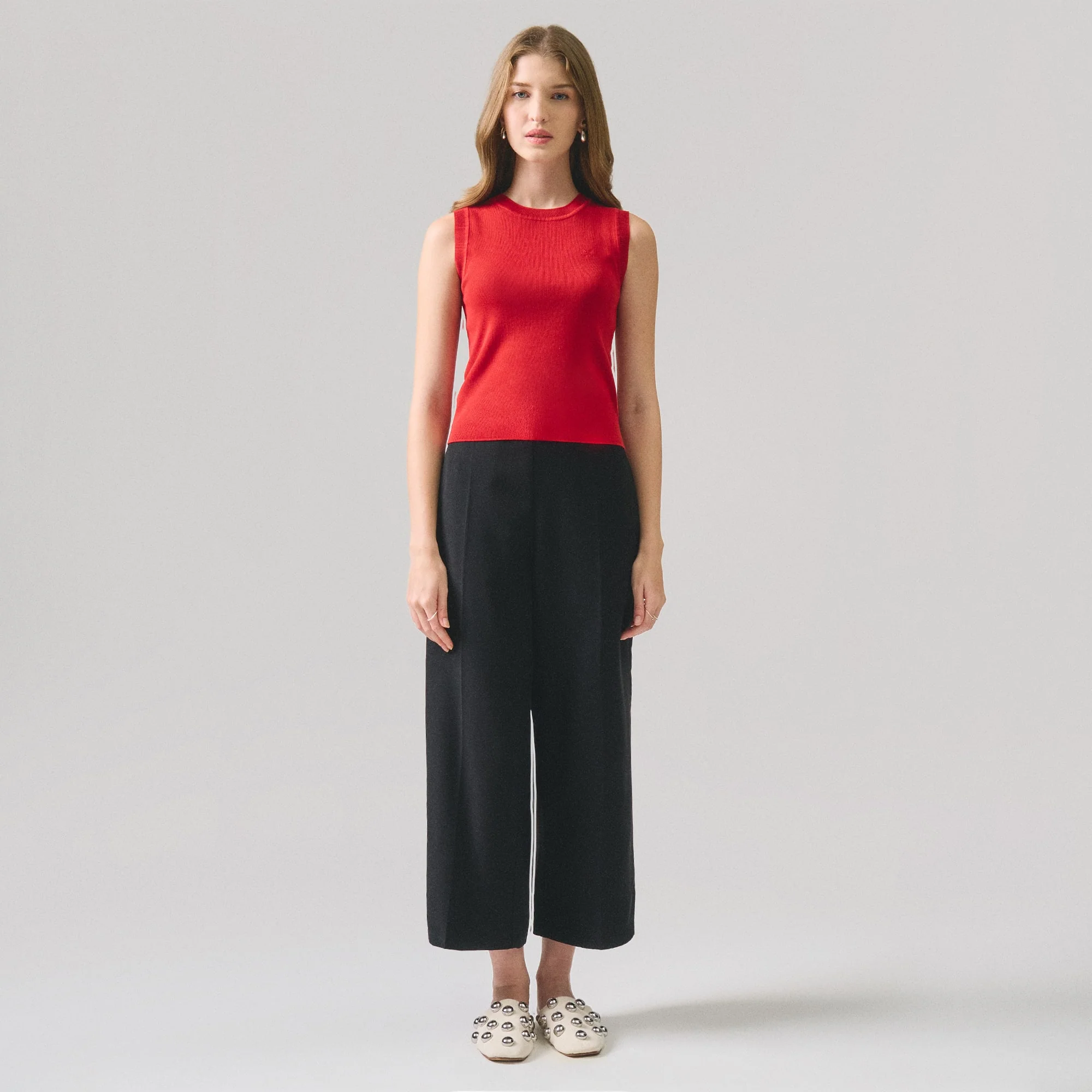 Sleeveless Knit Top - Image 5