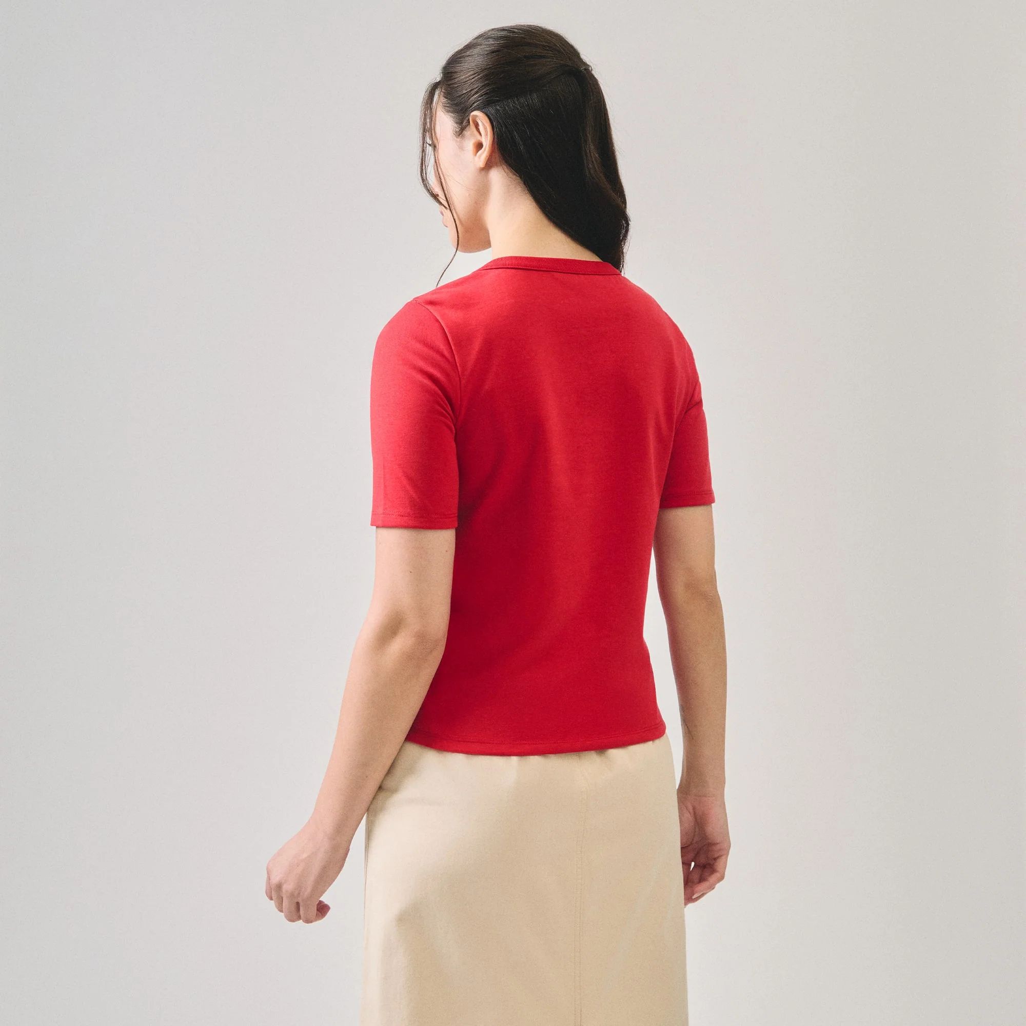 Square Neck Basic T-Shirt - Image 4