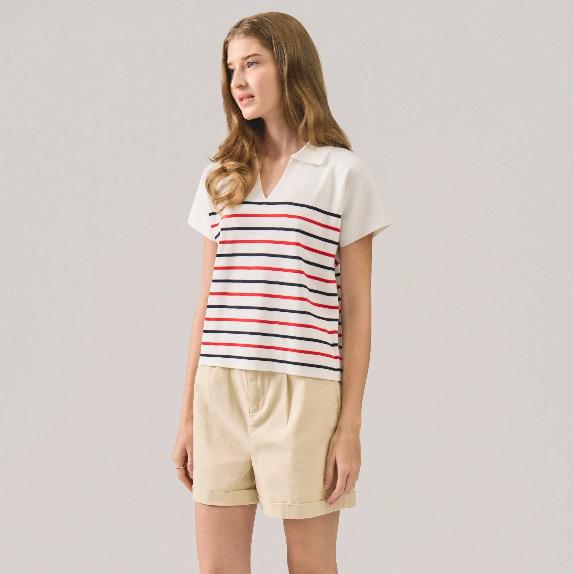 Stripes Dolman Polo - Image 4