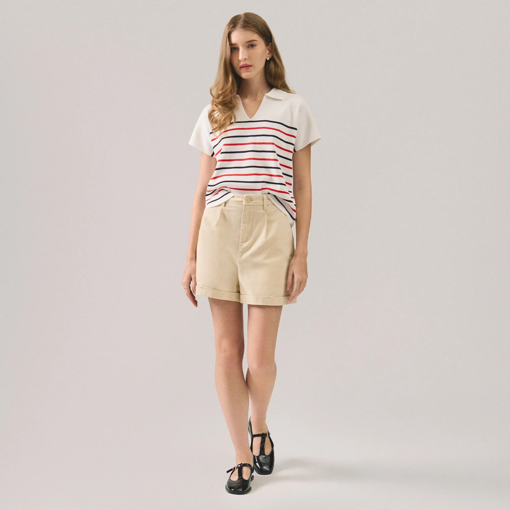 Stripes Dolman Polo - Image 6
