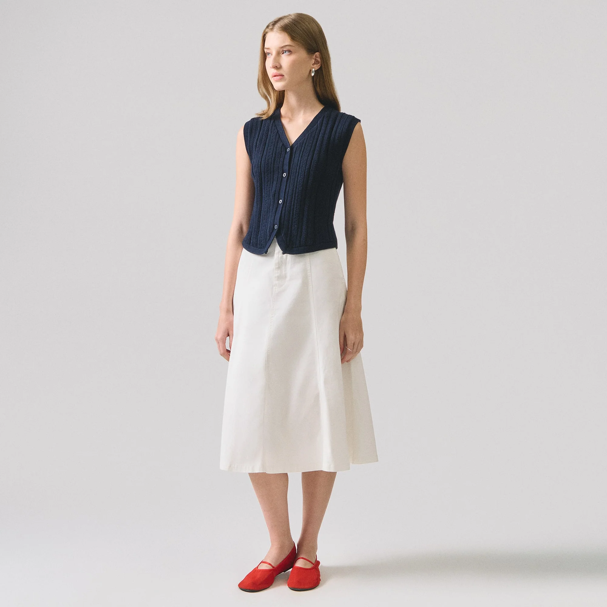 Textured Knit Vest - Image 6