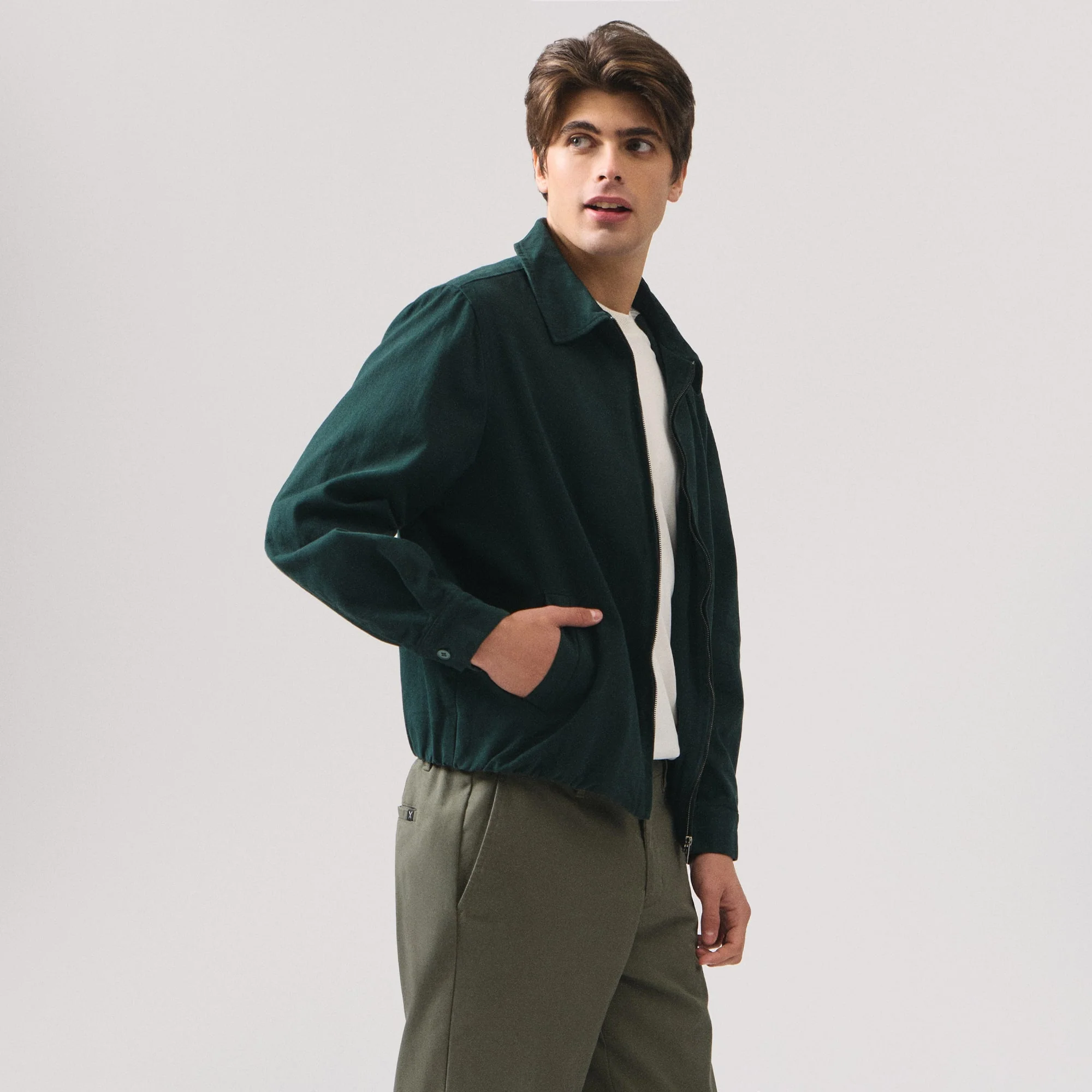 Twill Harrington Jacket - Image 3