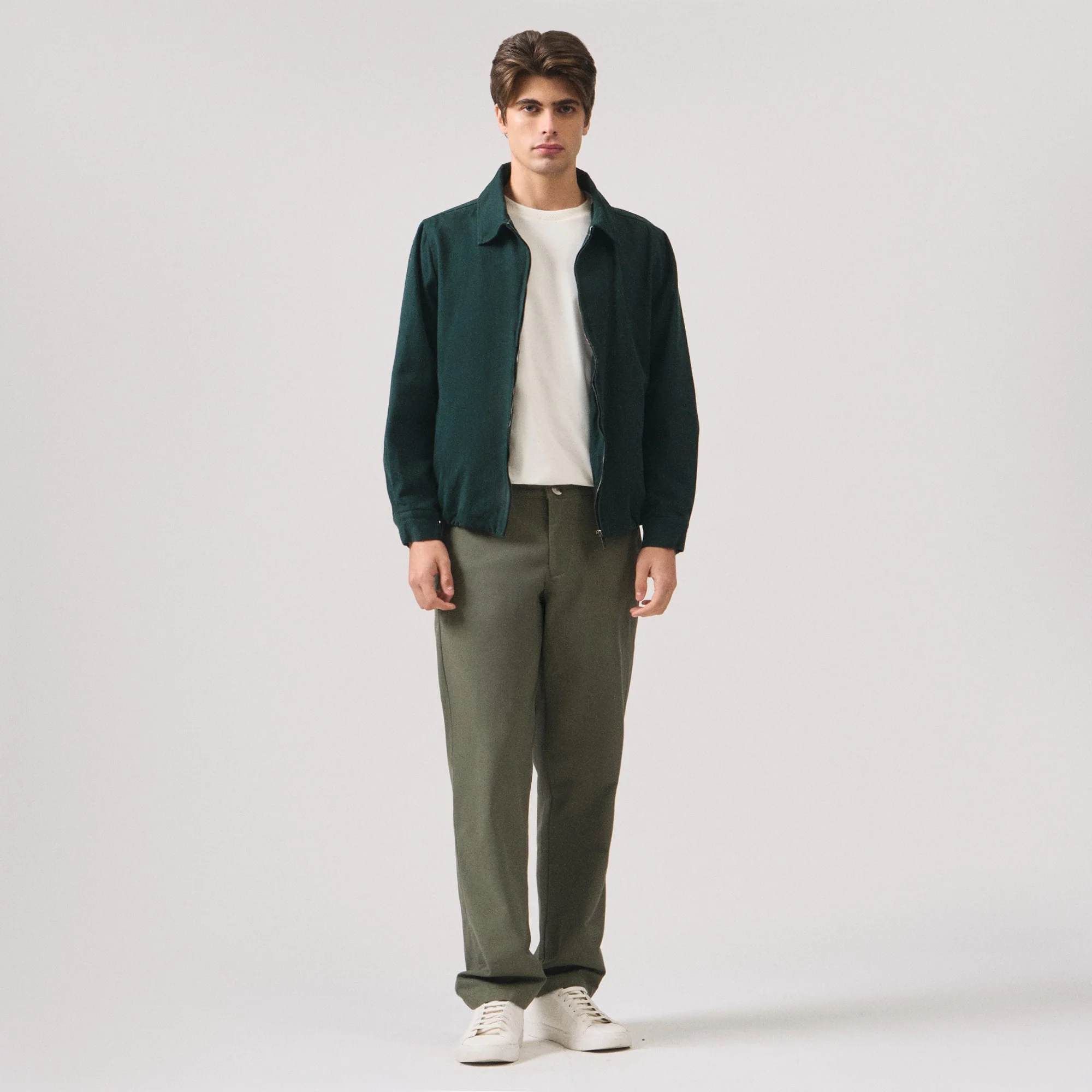 Twill Harrington Jacket - Image 5