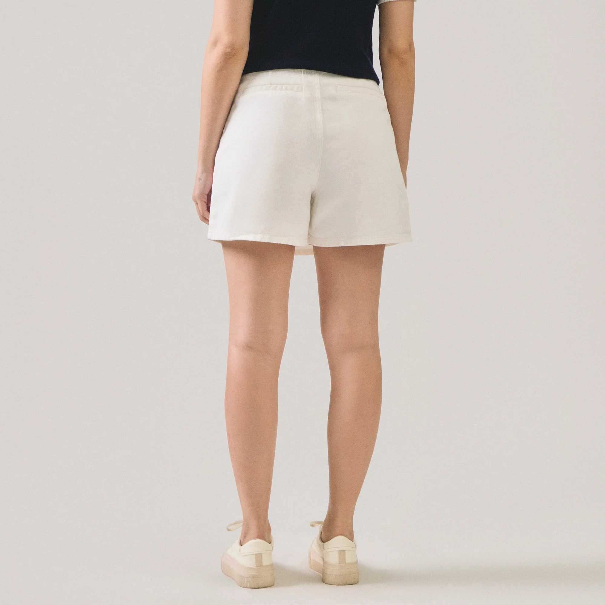 White Twill Skort - Image 4
